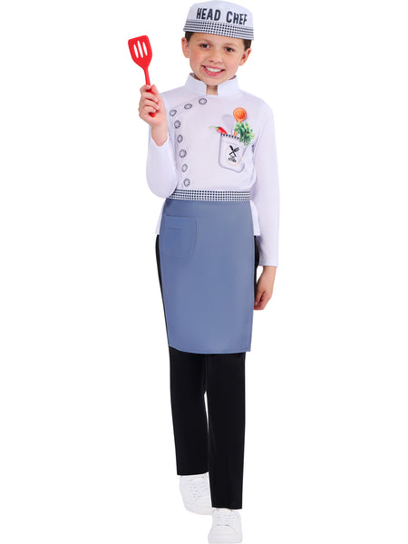 Modern Chef Kids Costume