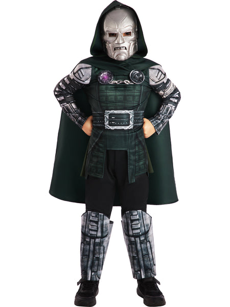 Dr Doom Deluxe Kids Costume Avengers Doomsday
