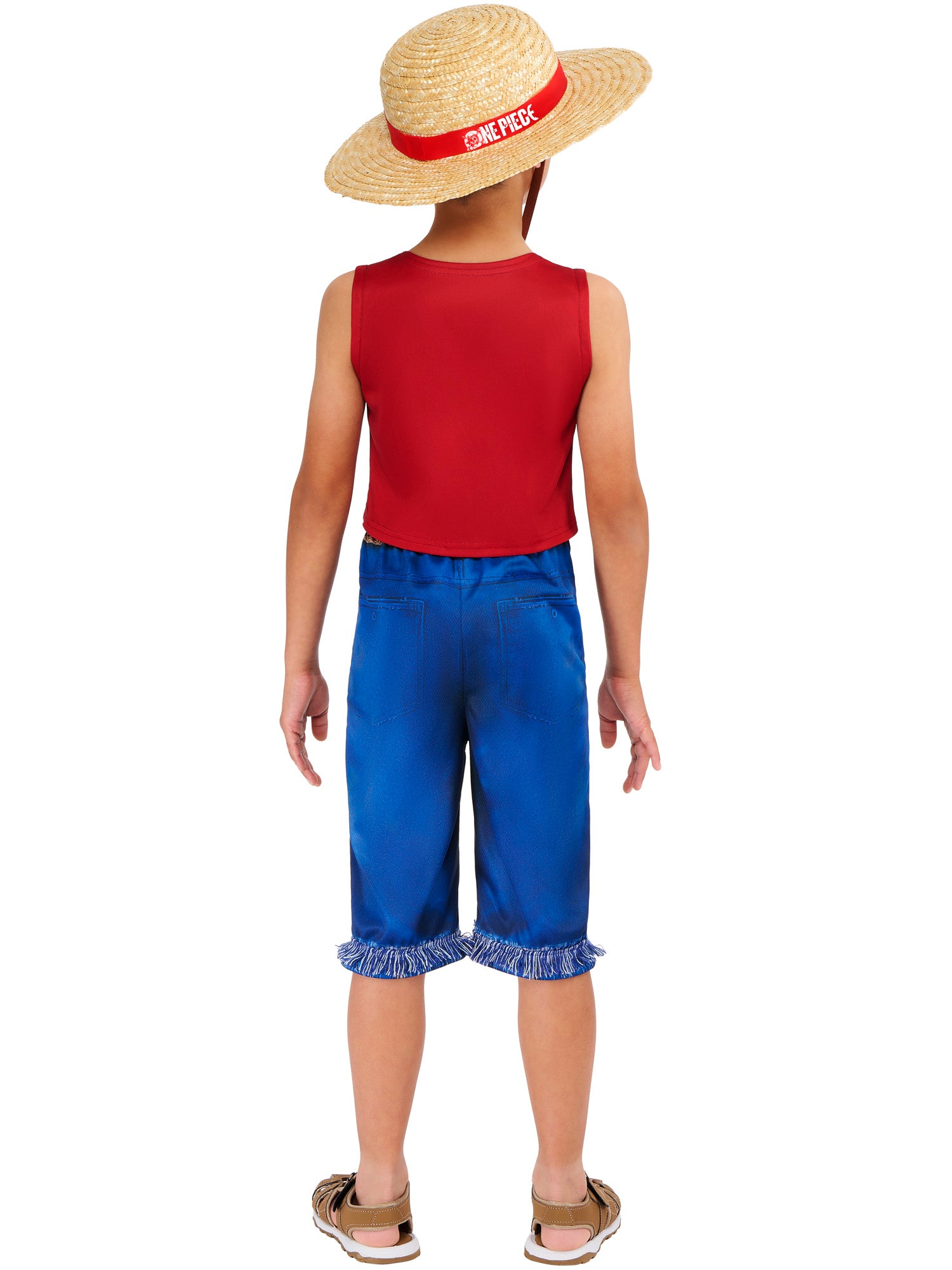 Monkey D. Luffy, One Piece, Multicoloured, Kids Costumes, , Back