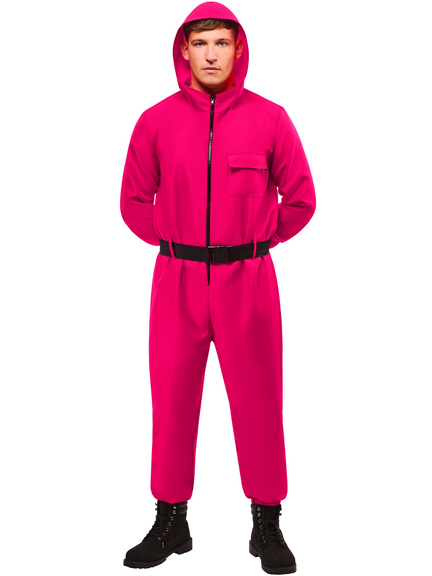 Guard, Squid Game, Multicoloured, Adult Costume, , Front