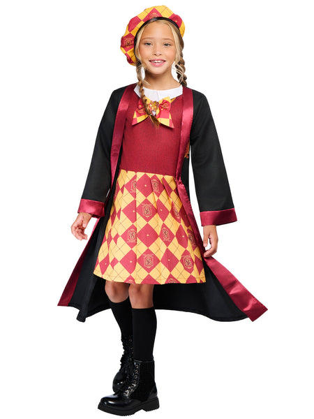 Girls Gryffindor Robe Dress Deluxe Costume from Harry Potter