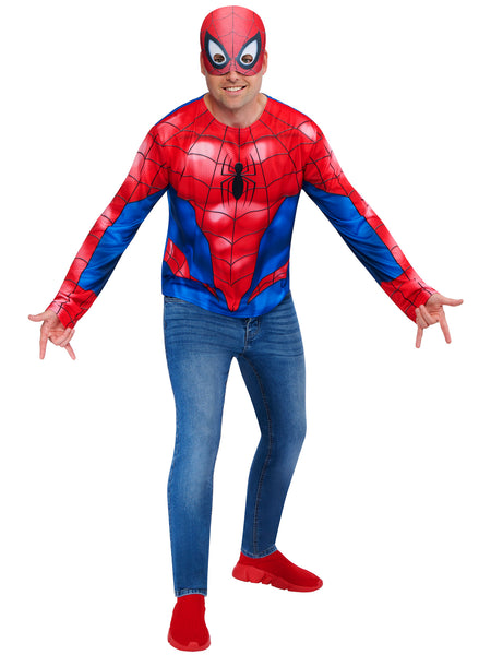 Spider-Man Top And Half Mask