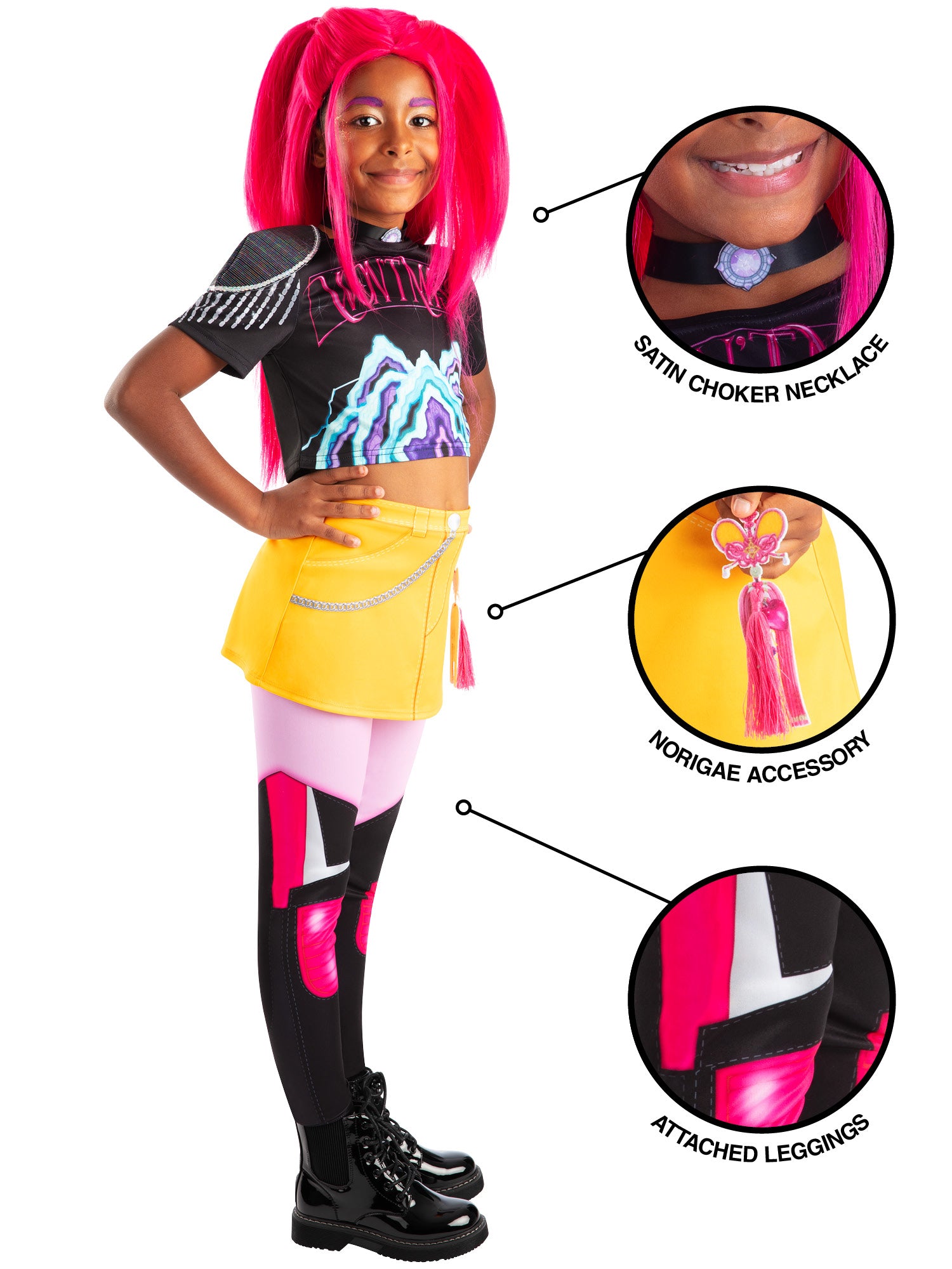 Mira KPop Demon Hunters, KPop Demon Hunters, Kids Costumes, , Side