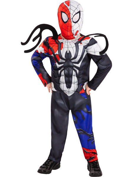 Venomised Spiderman Boys Costume Marvel
