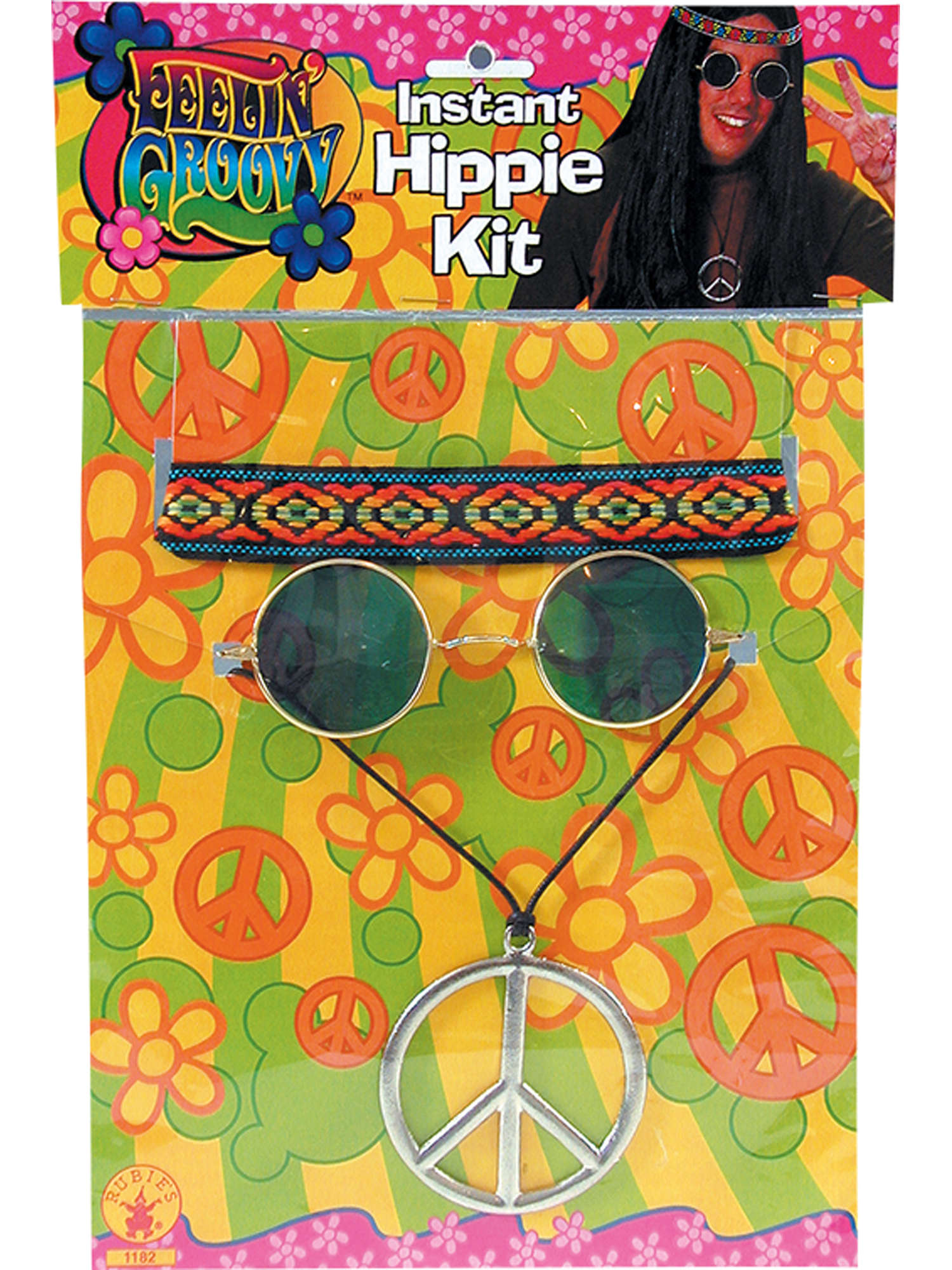 Hippie, Multi, Generic, Accessories, Adult, Front