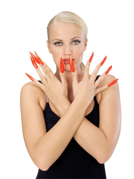 Red Red Horror Fingernails Costume Accessory