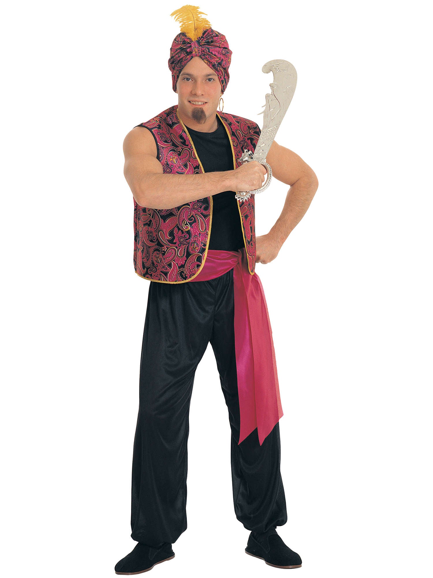 Sultan, Multi, Generic, Adult Costume, Standard, Front