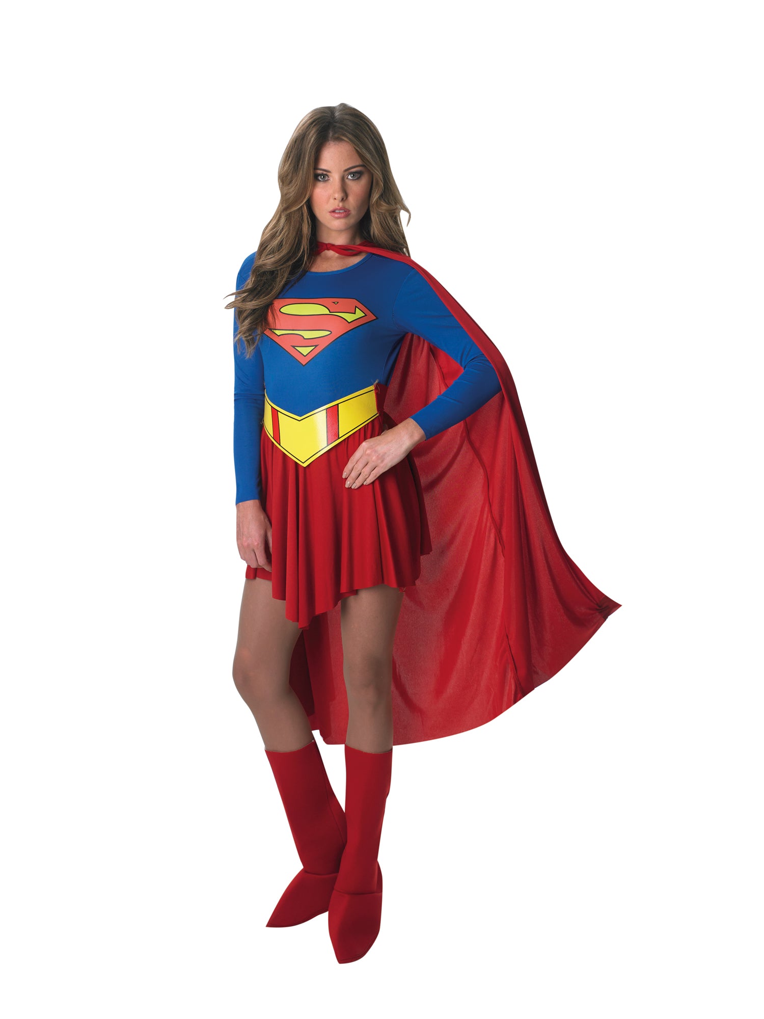 Supergirl, Superman, Multi, DC, Adult Costume, Small, Front