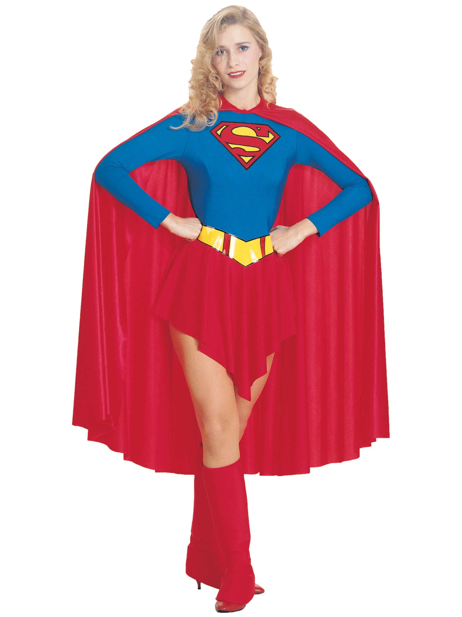 Supergirl, Superman, Multi, DC, Adult Costume, Small, Back