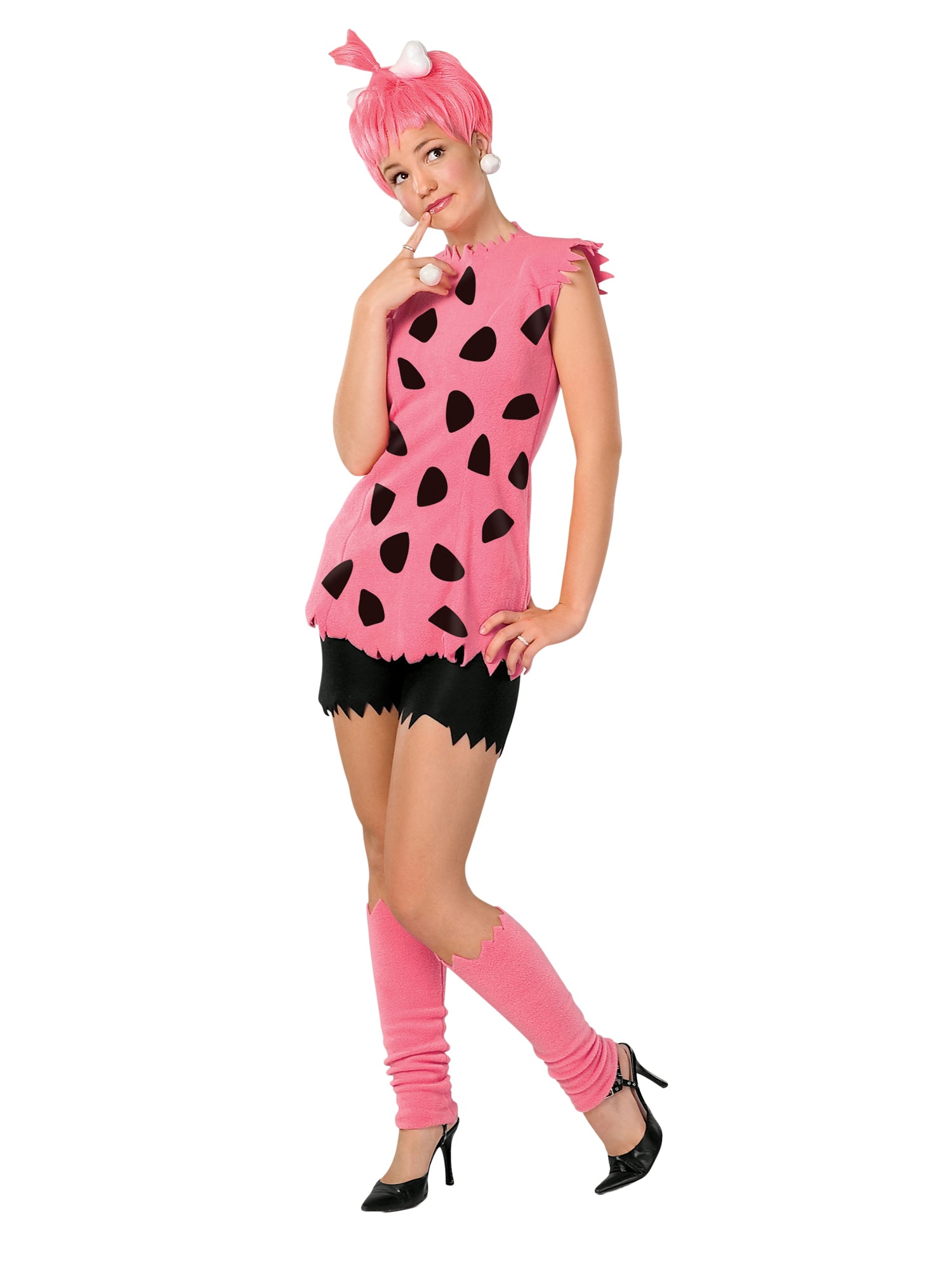 Pebbles, Multi, The Flintstones, Adult Costume, Extra Small, Front