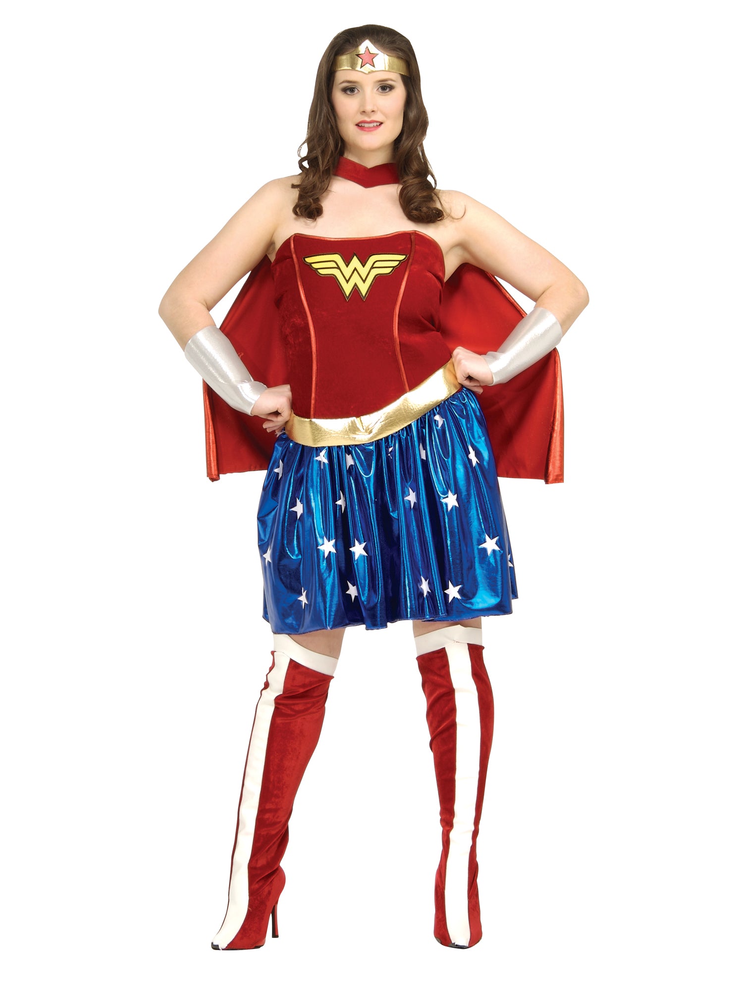 Wonder Woman, Multi, DC, Adult Costume, Standard, Front