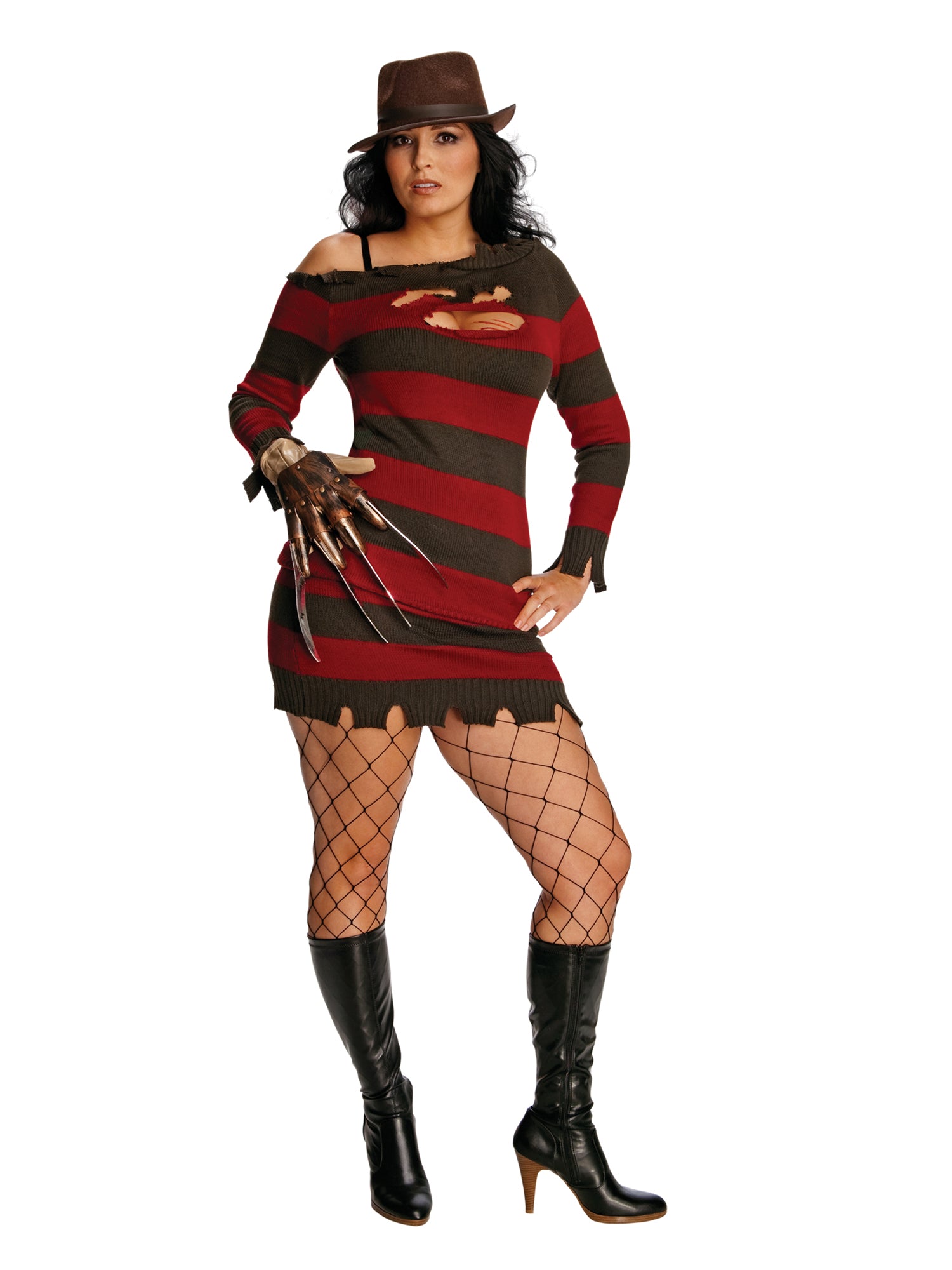 Miss Kruger, Multi, Nightmare On Elm Street, Adult Costume, Large, Front