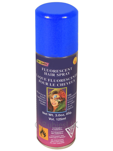 Blue Fluorescent Hairspray Costume Accessory