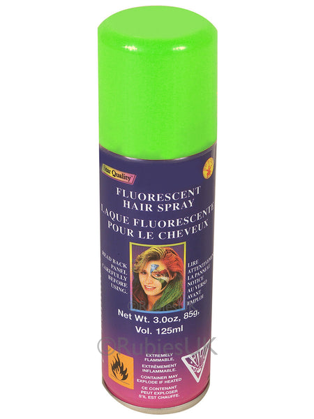 Green Fluorescent Hairspray Costume Accessory