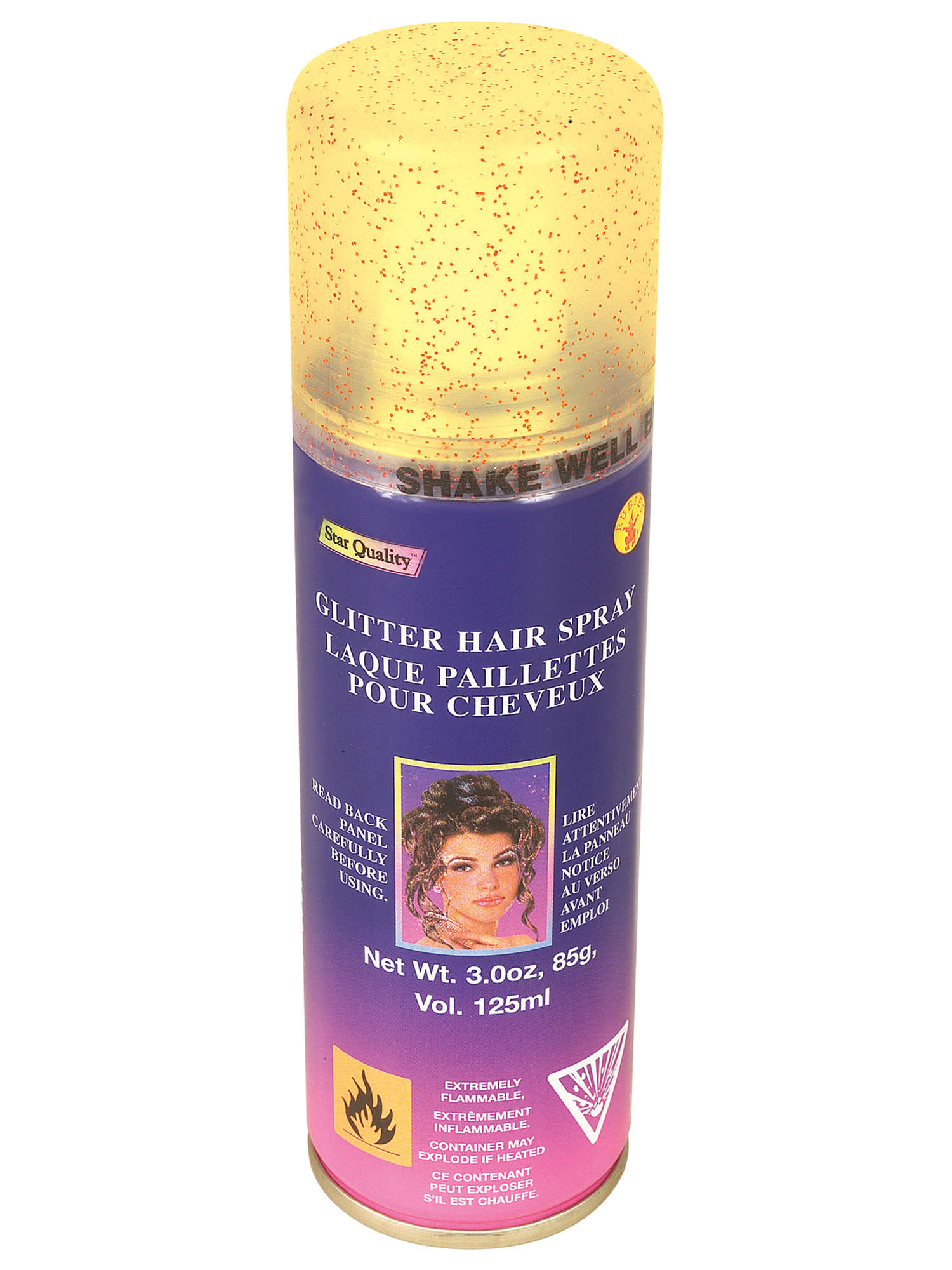 Hairspray, Gold, Generic, Accessories, One Size, Front