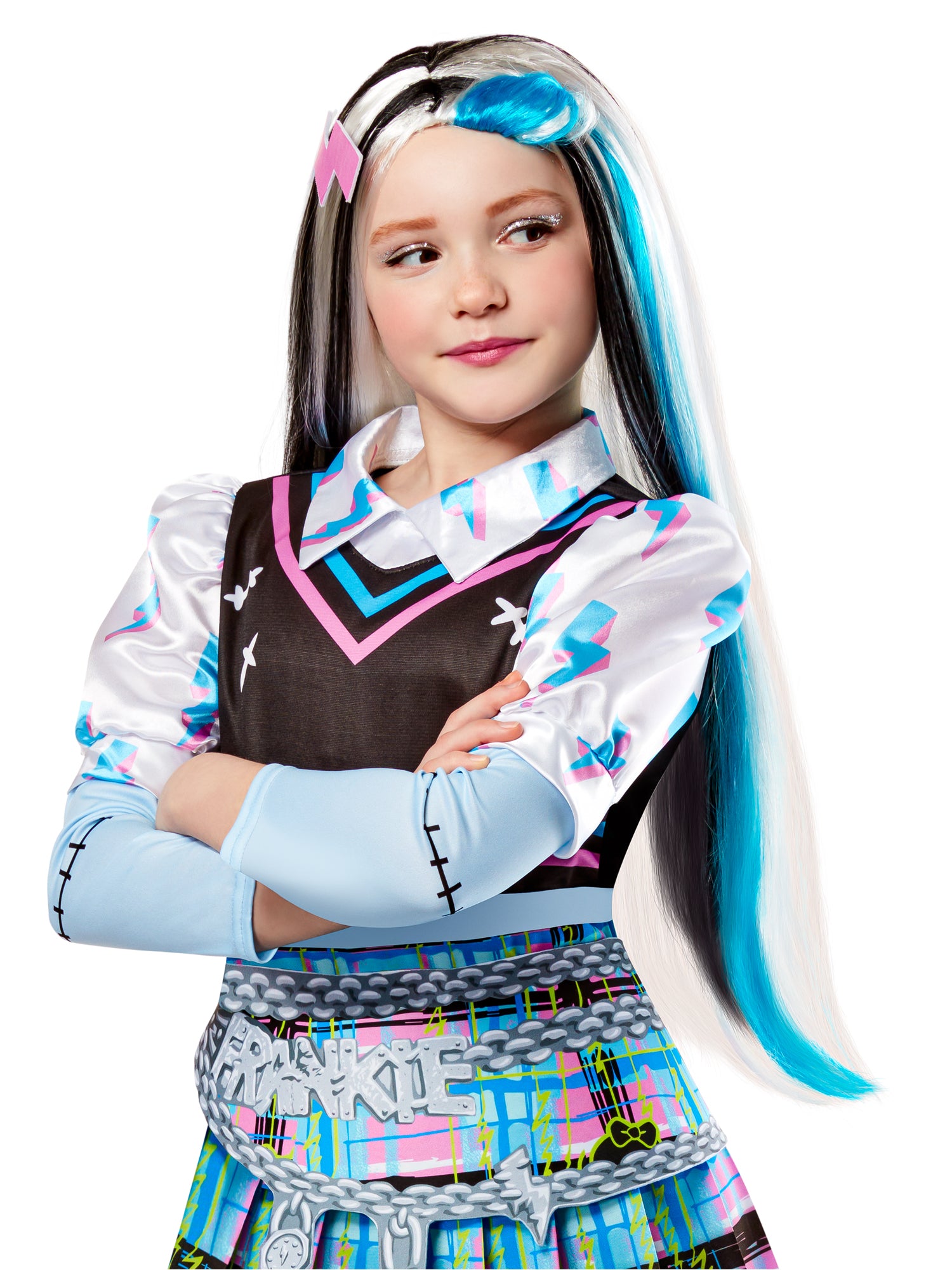 Frankie Stein, Monster High, Monster High, Wigs, One Size, Front