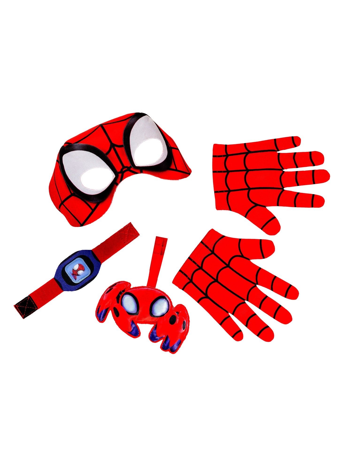 Spider-Man, Spidey and His Amazing Friends, Spidey And His Amazing Friends, Spidey and His Amazing Friends, Multi-colored, Marvel, Costume Accessories, One Size, Front