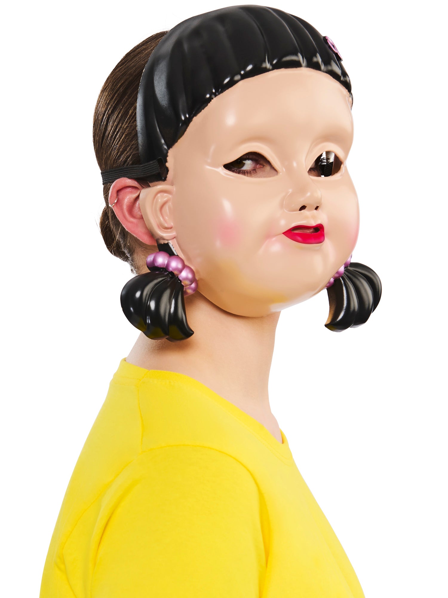 Girl Doll, Squid Game, Multicoloured, Masks, , Back
