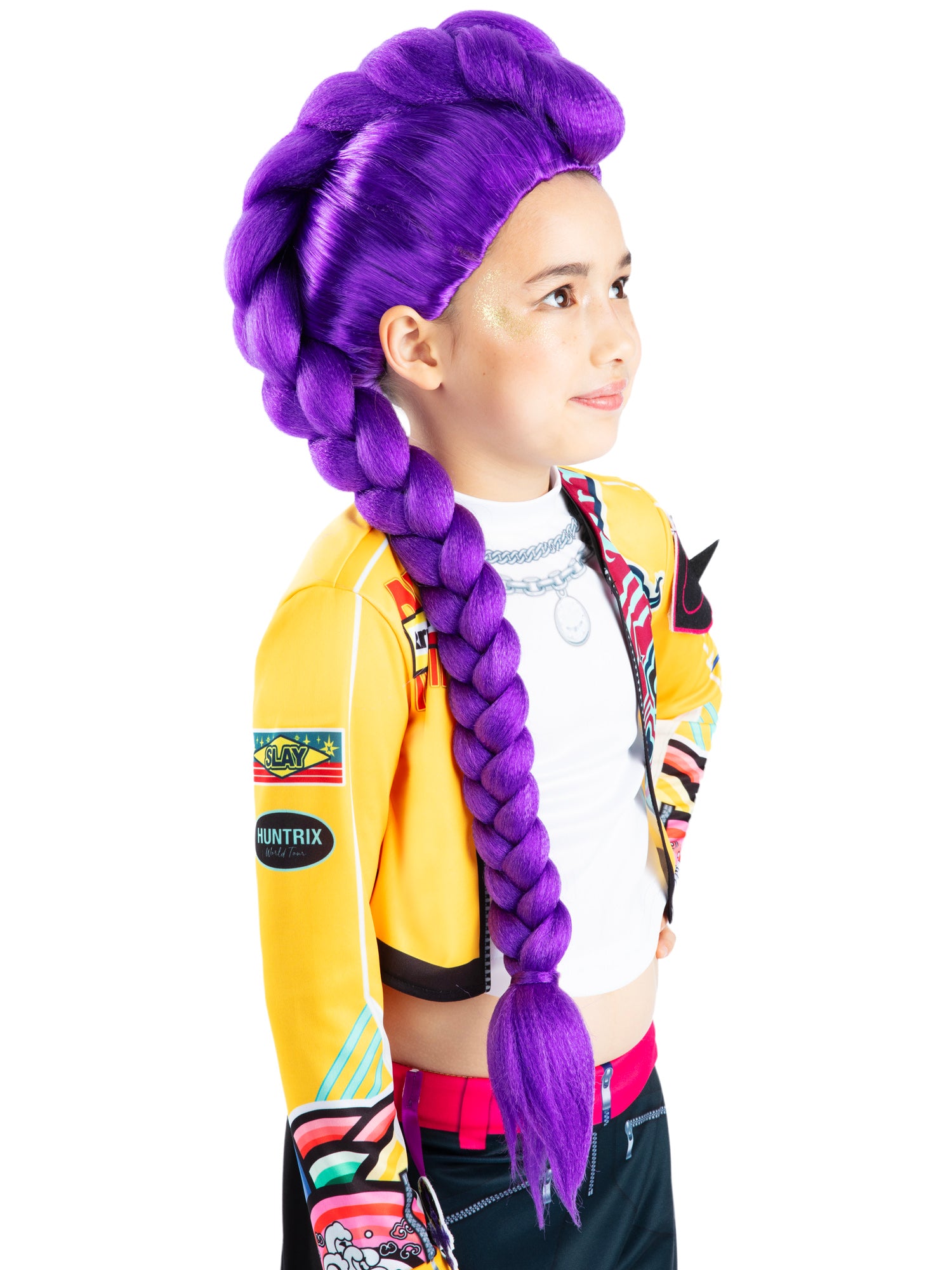 Rumi KPop Demon Hunters, KPop Demon Hunters, Muliticoloured, Wigs, , Side