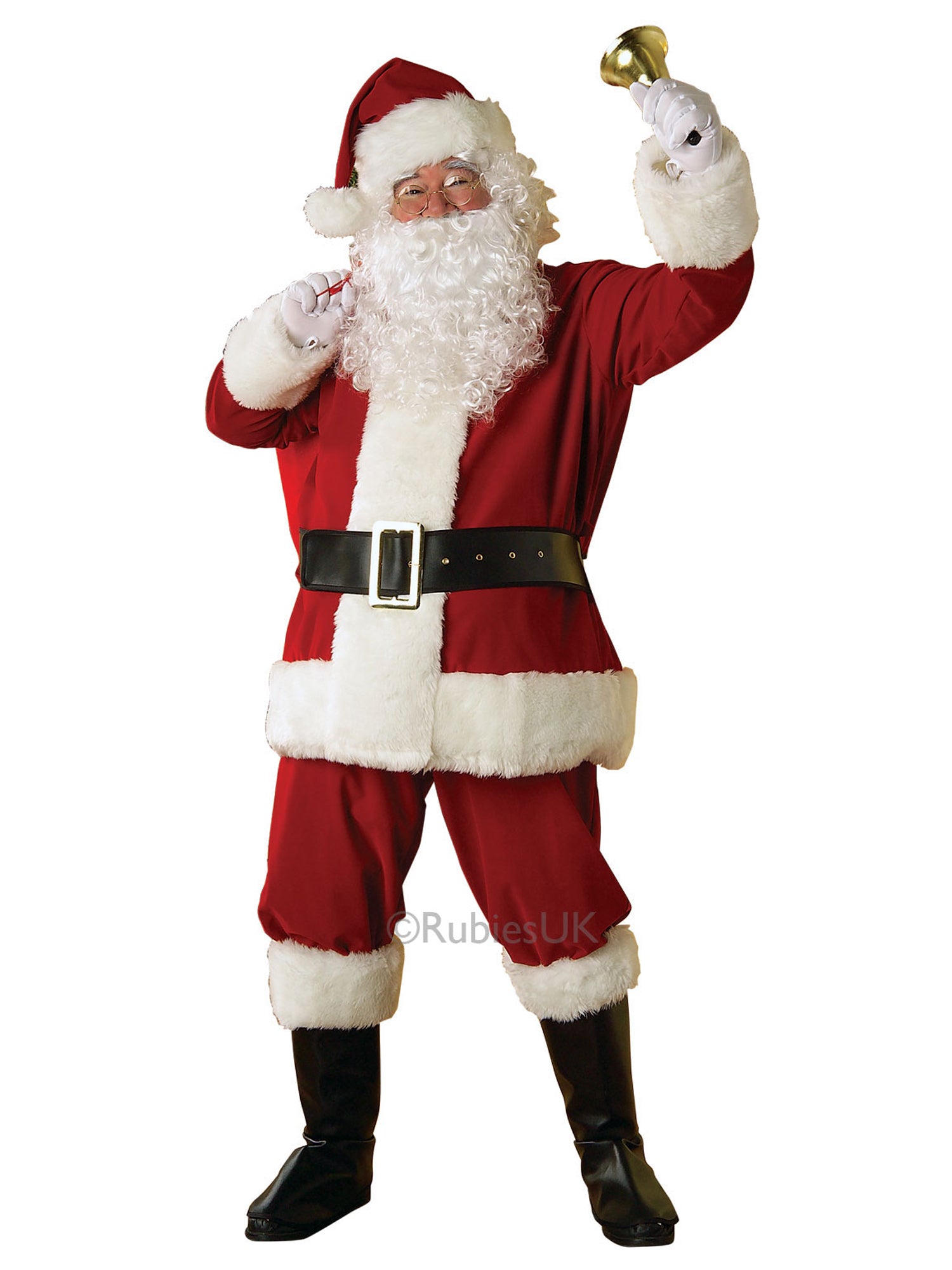 Santa Claus, Multi, Generic, Adult Costume, Standard, Front