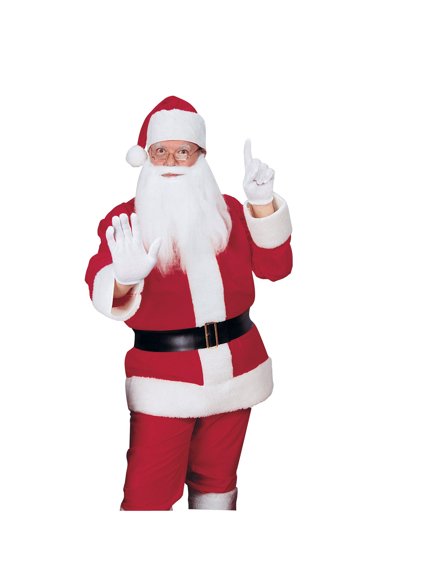 Santa Claus, Multi, Generic, Adult Costume, Standard, Front