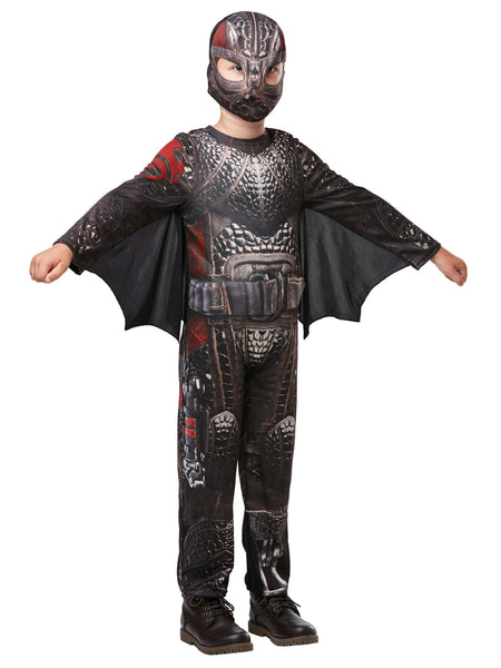 Kids Deluxe Hiccup Battlesuit Costume From How To Train Your Dragon: The Hidden World