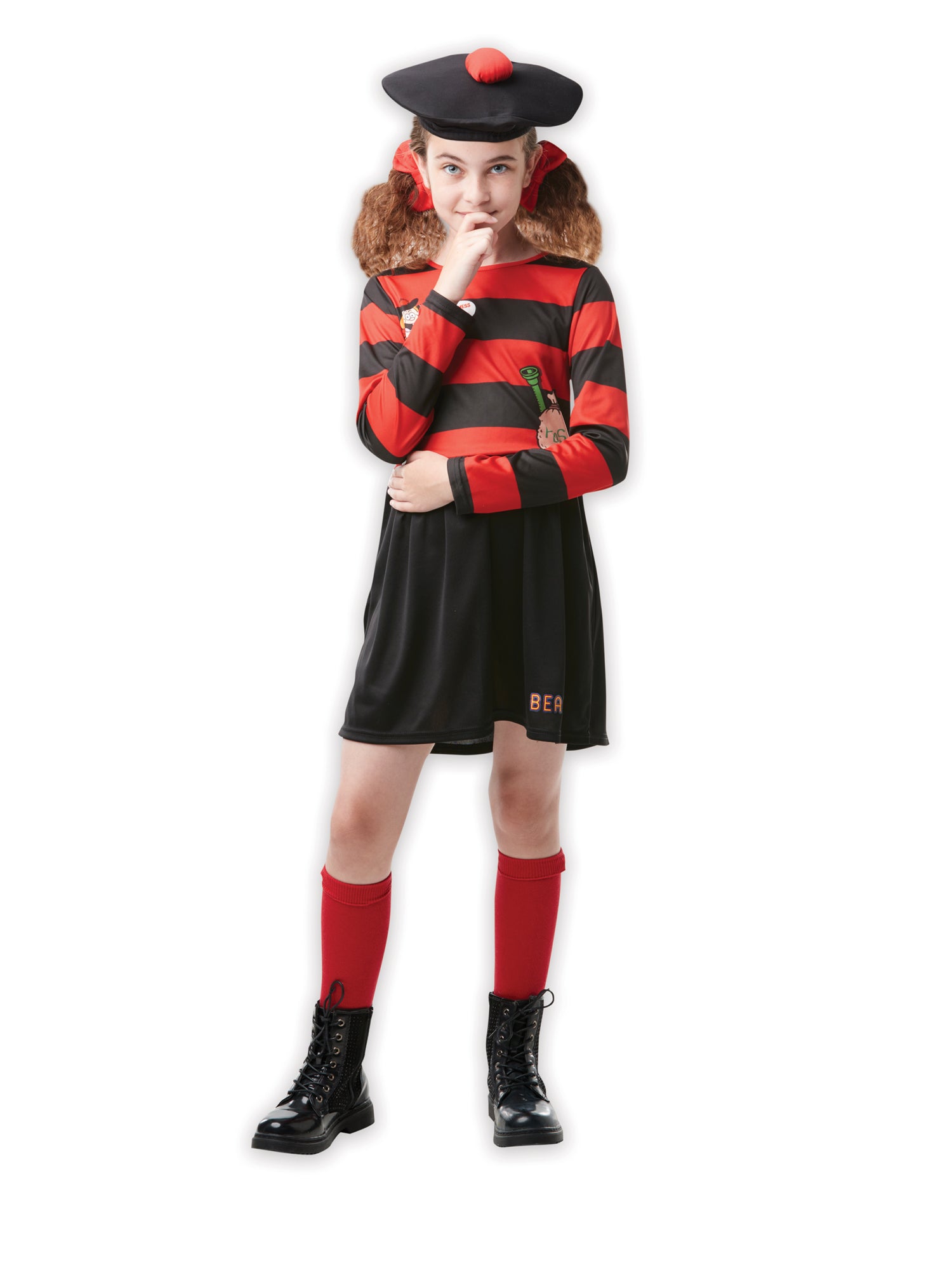 Minnie The Minx, Multi, Beano, Kids Costumes, Extra Large, Back