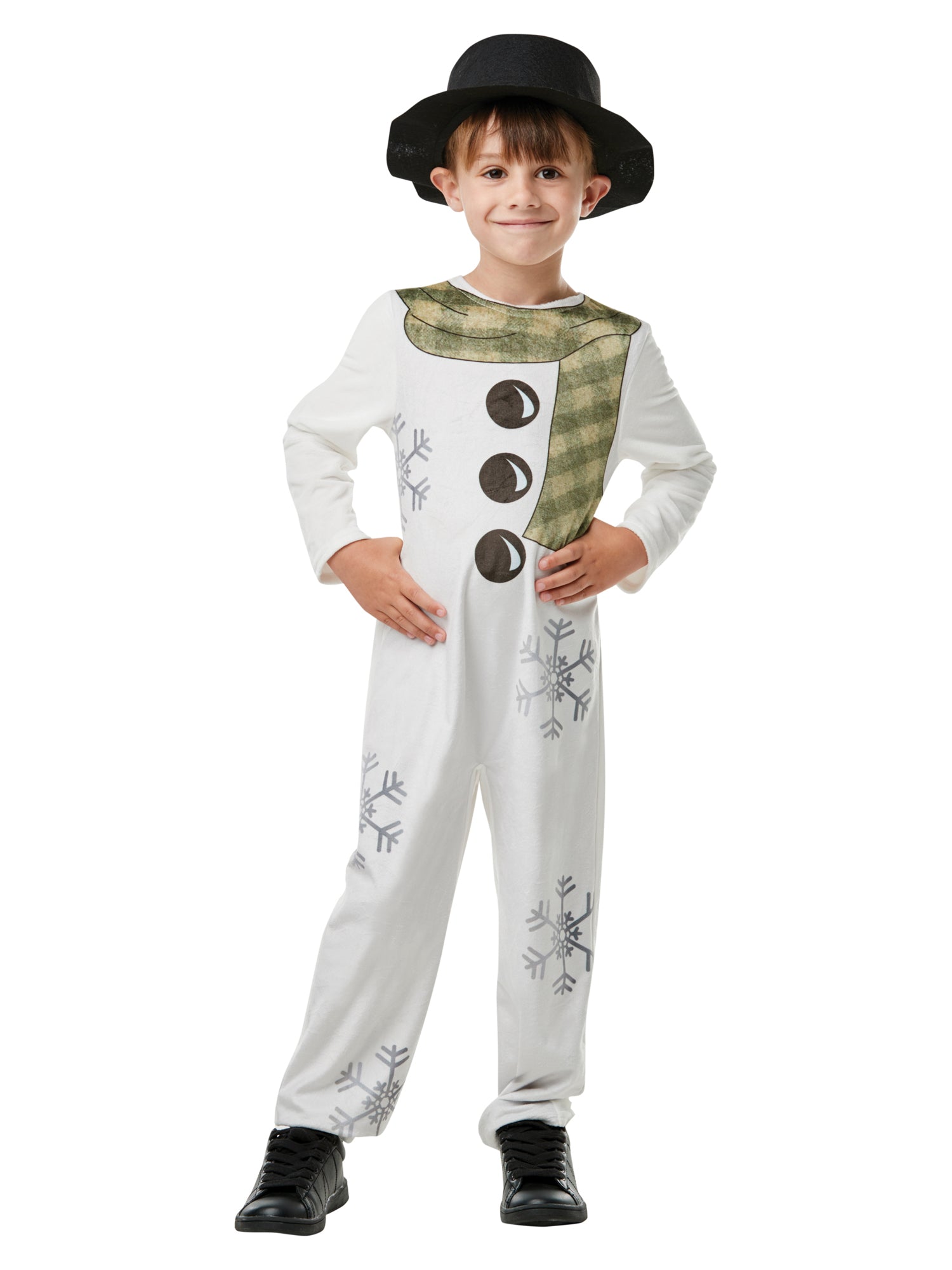 Snowman, Multi, Generic, Kids Costumes, Small, Back