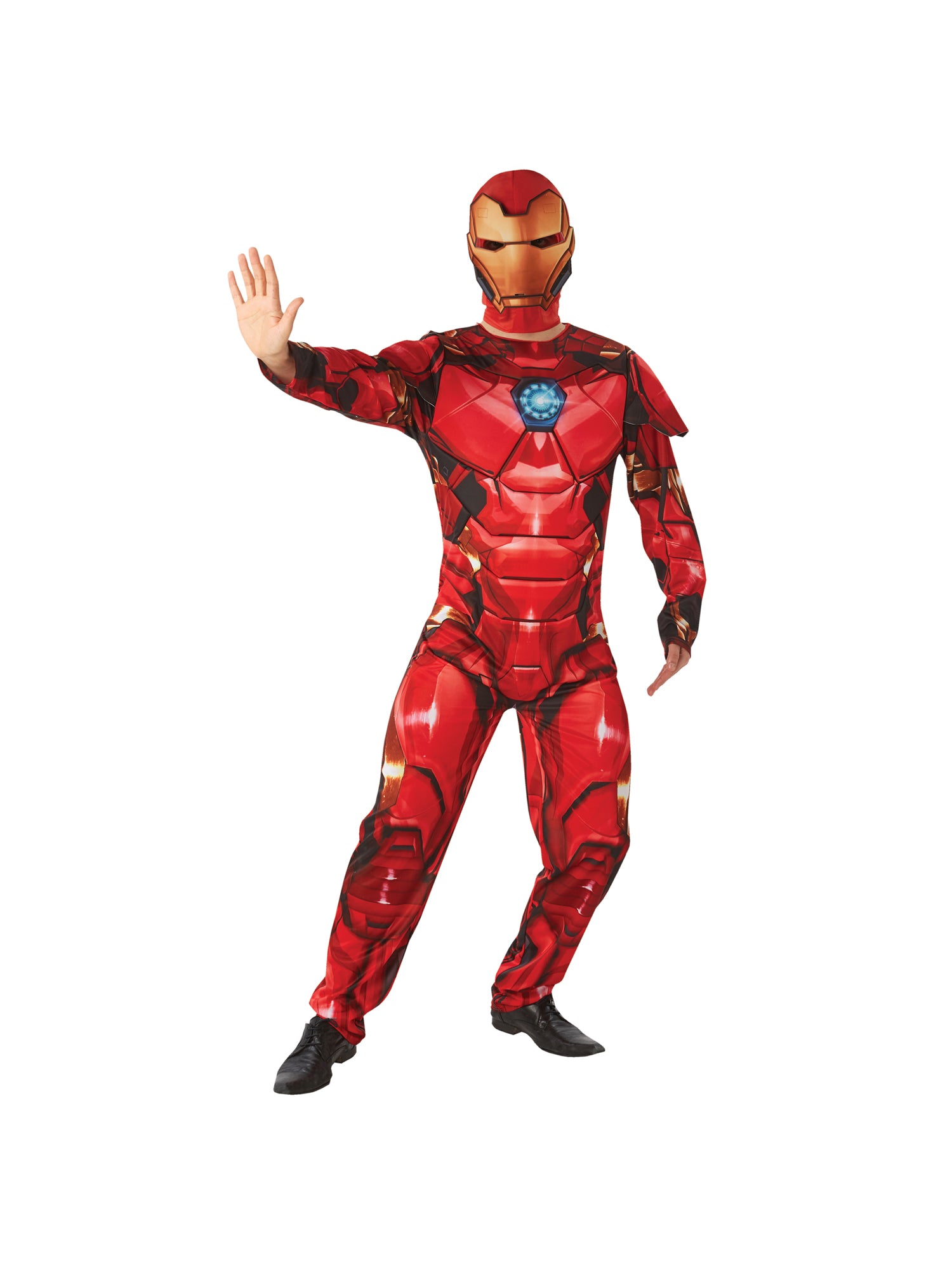 Iron Man, Avengers, Multi, Marvel, Adult Costume, Extra Large, Front