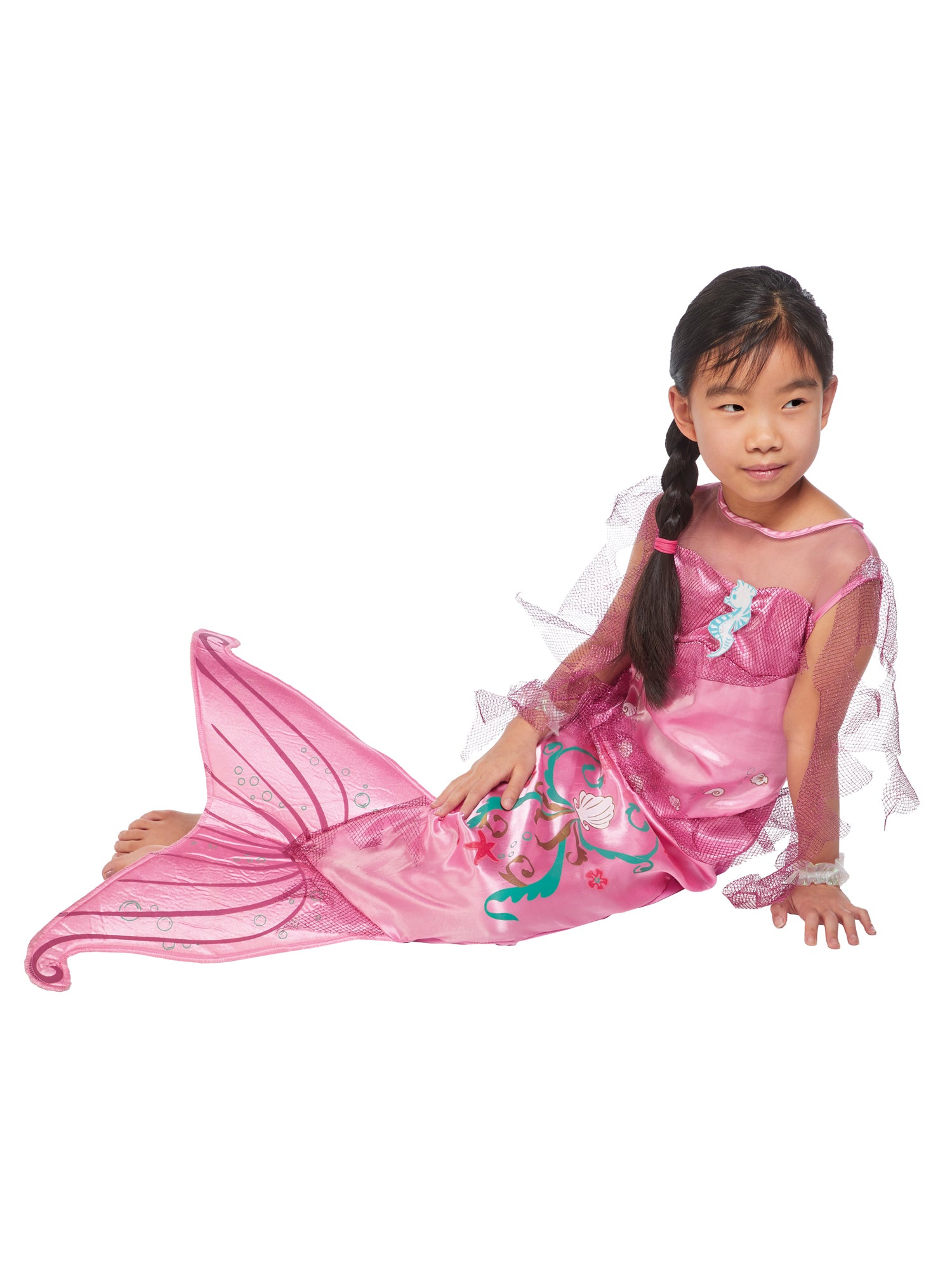 Mermaid, multi-colored, Generic, Kids Costumes, Extra Large, Front