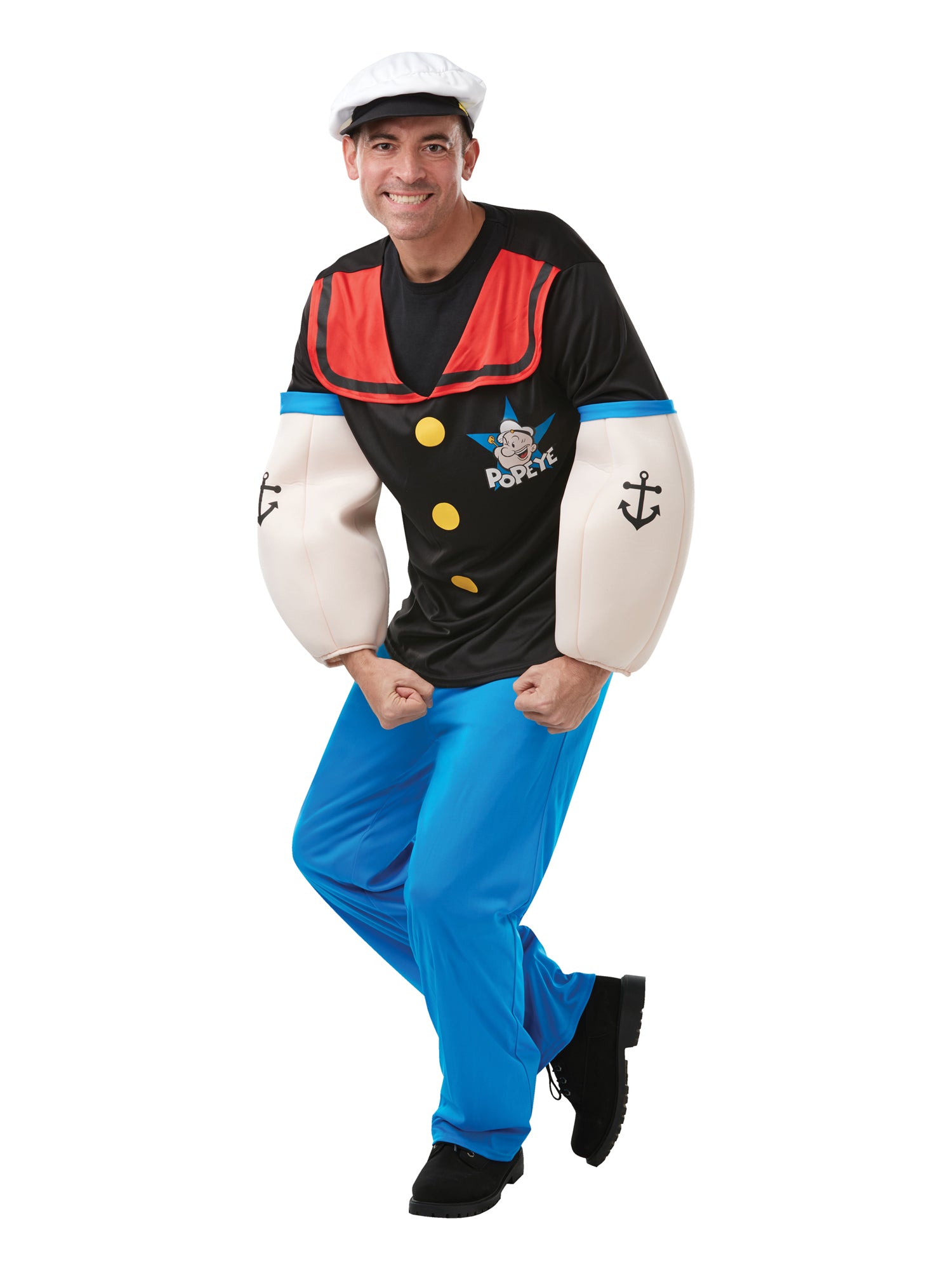 Popeye, Multi, Popeye, Adult Costume, Extra Large, Front