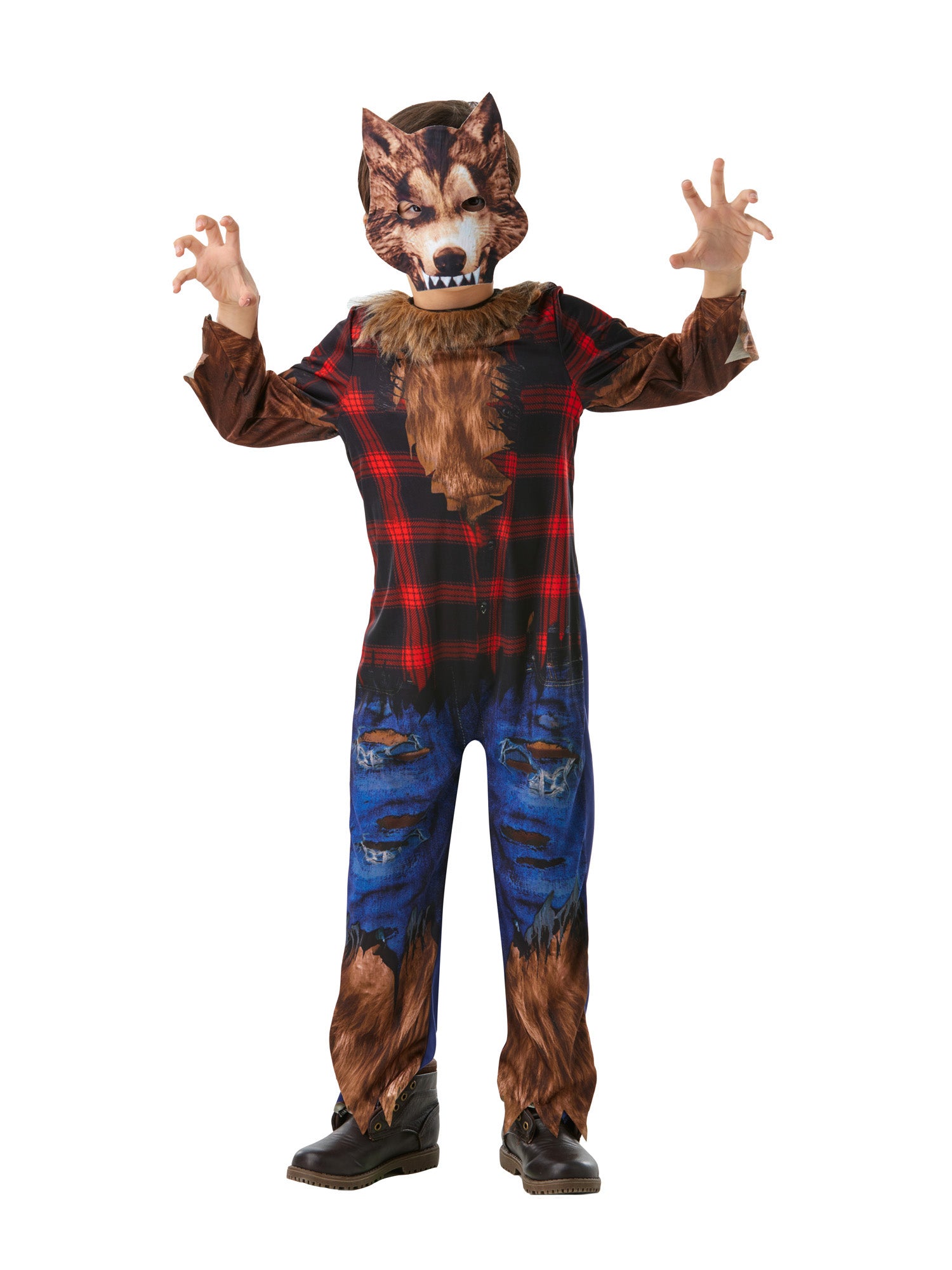 Werewolf, Multi, Forum, Kids Costumes, Extra Large, Front