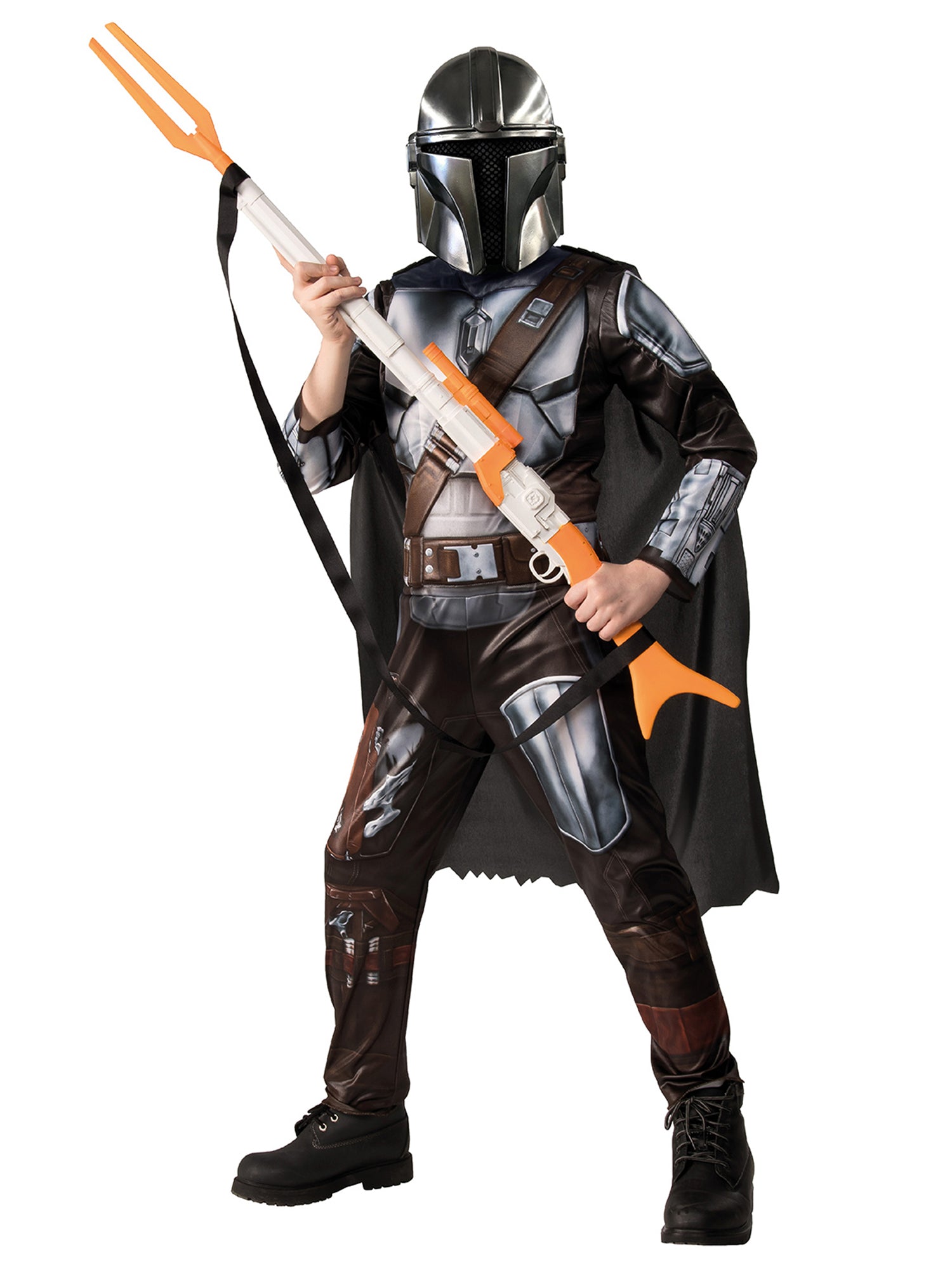 Mandalorian, Mandalorian, Mandalorian, Multi, Star Wars, Kids Costumes, Small, Front