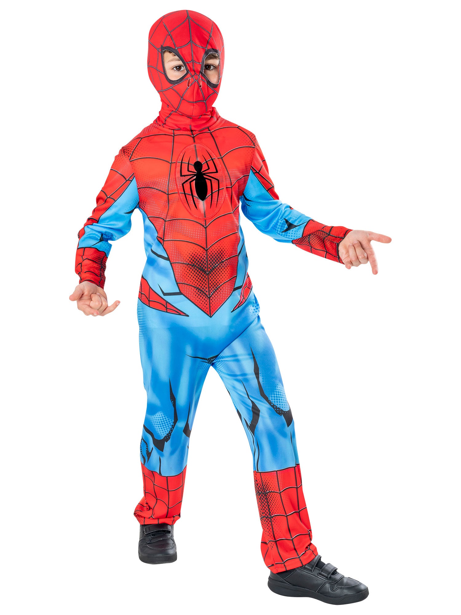 Spider-Man, Avengers, Red, Marvel, Kids Costumes, 7-8 years, Front
