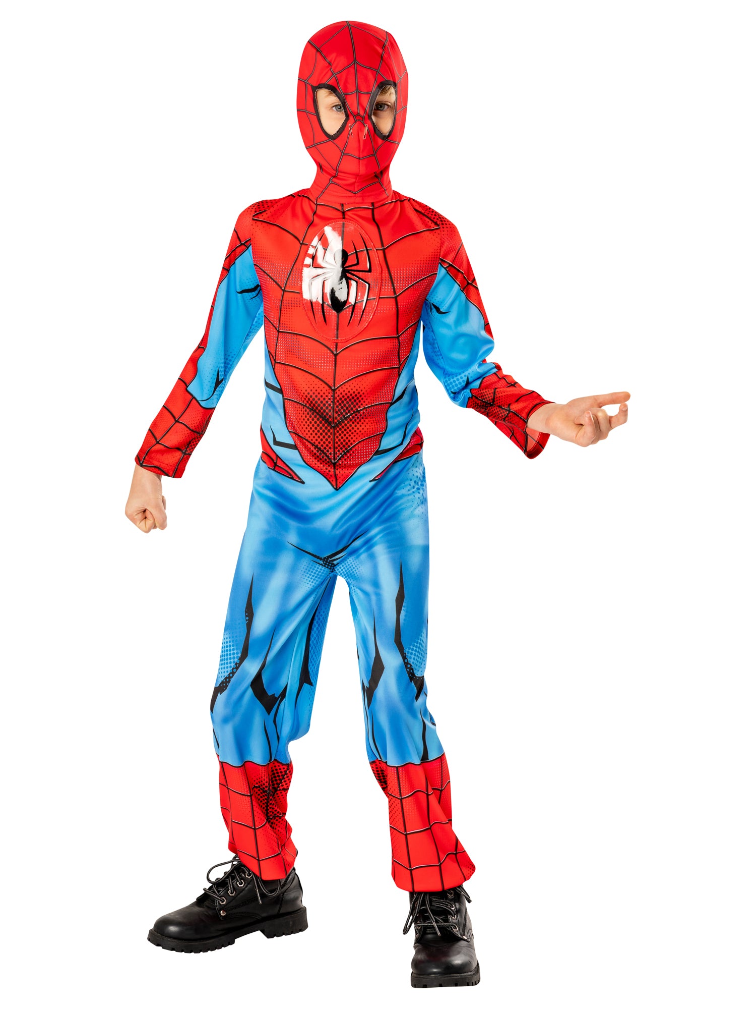 Spider-Man, Avengers, Red, Marvel, Kids Costumes, 7-8 years, Front