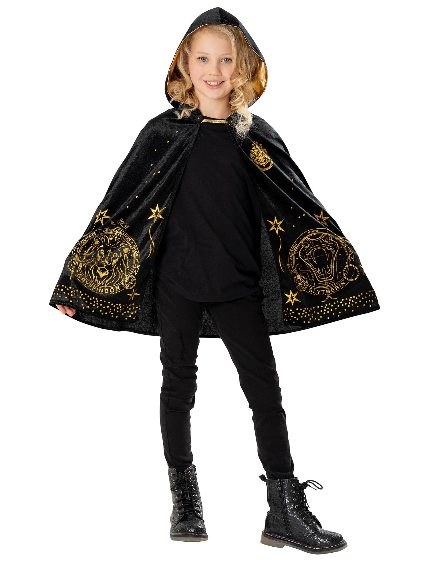 Harry Potter, Black, Harry Potter, Adult Costume, 7-10 years, Front