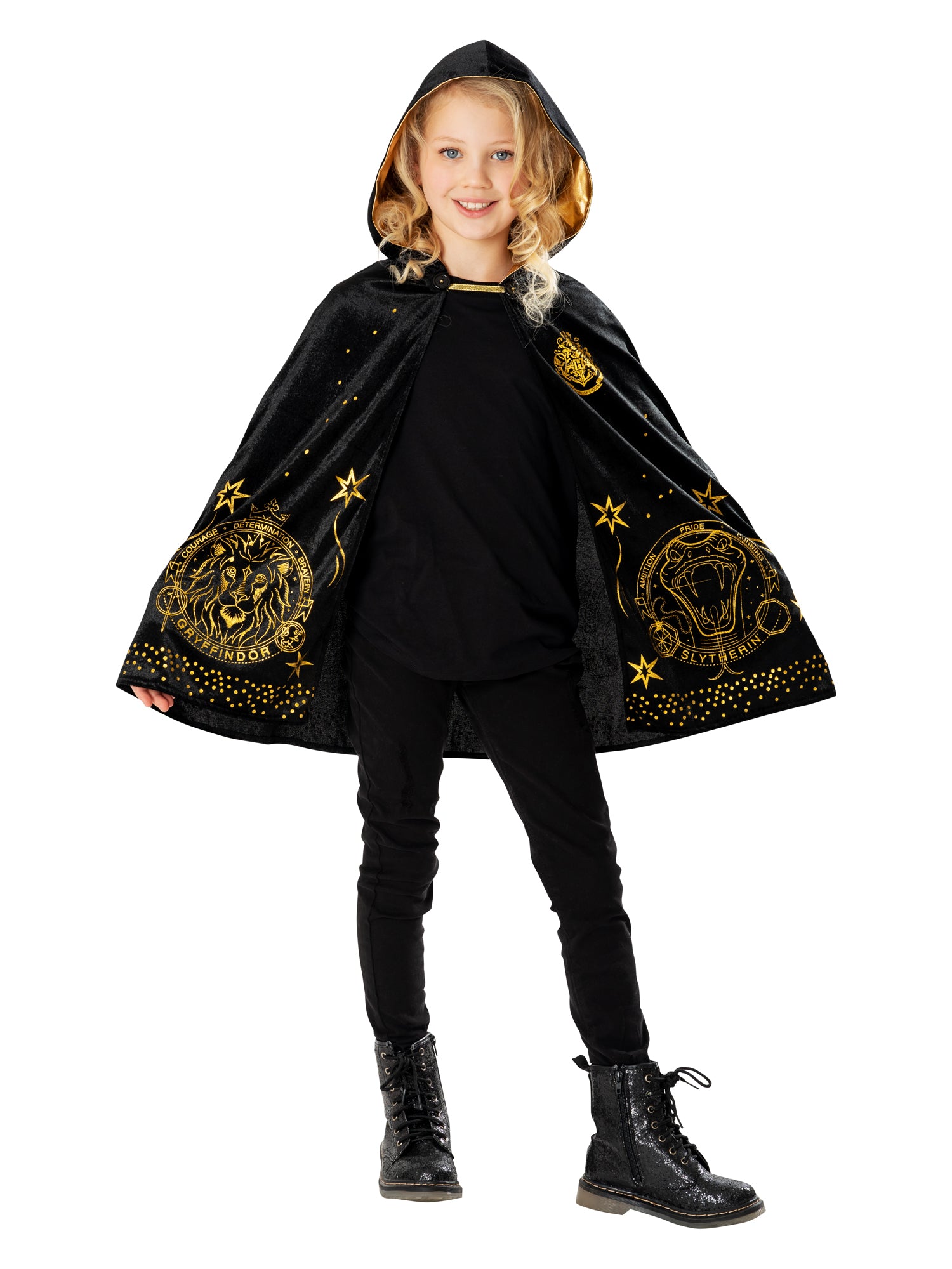 Harry Potter, Black, Harry Potter, Adult Costume, 7-10 years, Front