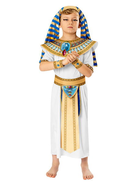 Kids White Pharaoh Boy Costume