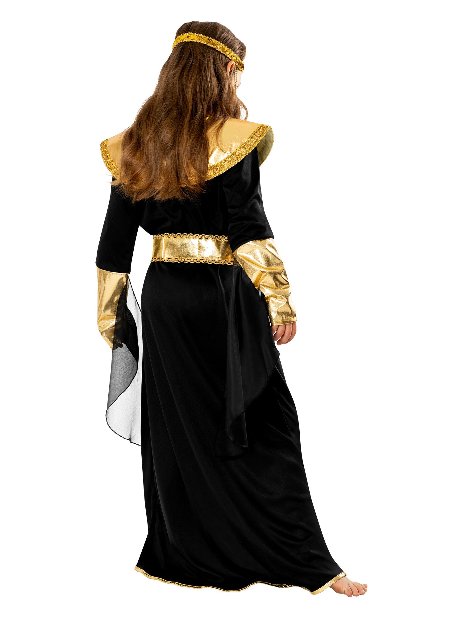 Egyptian, Black, Generic, Kids Costumes, , Back