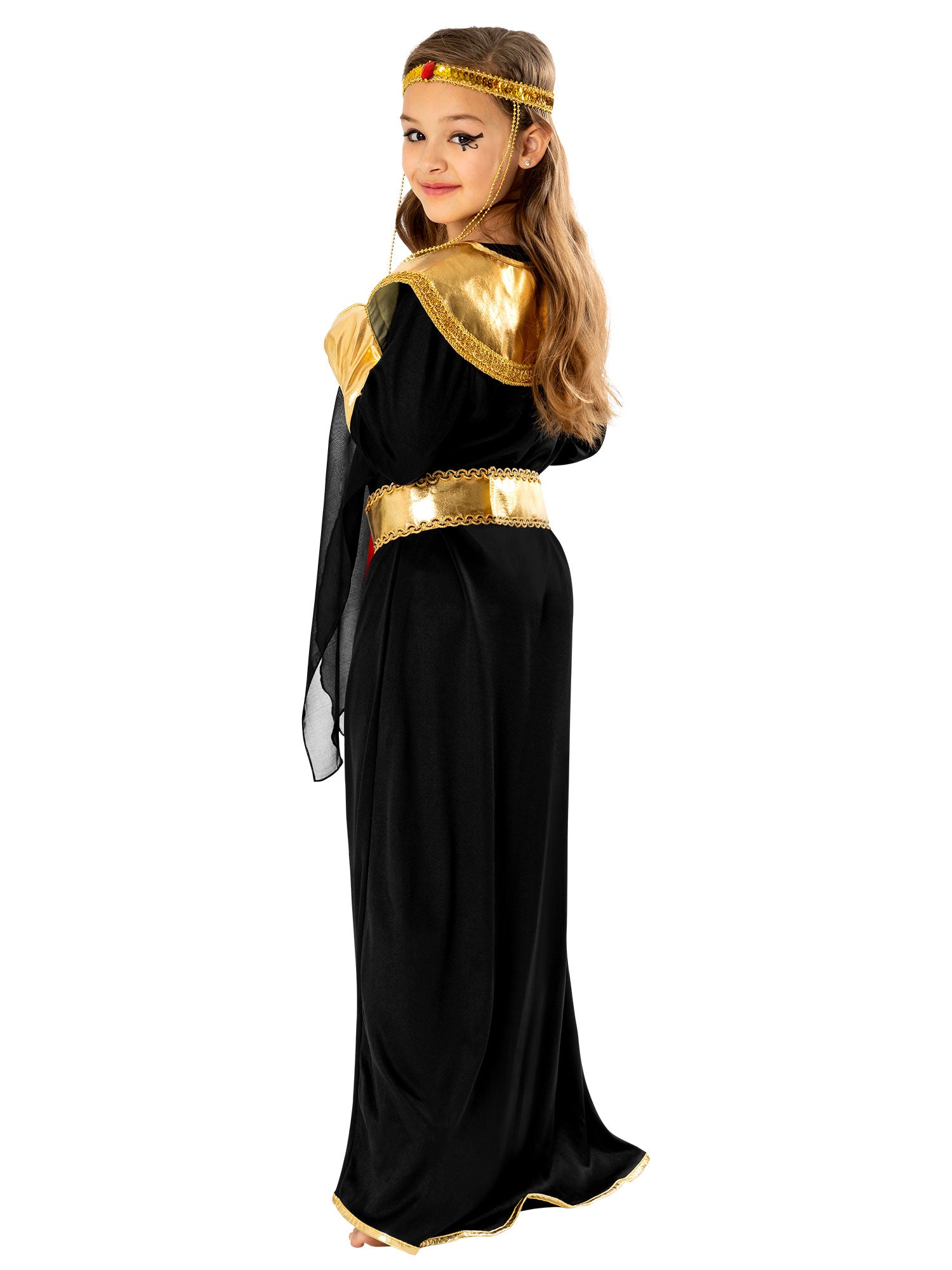 Egyptian, Black, Generic, Kids Costumes, , Side