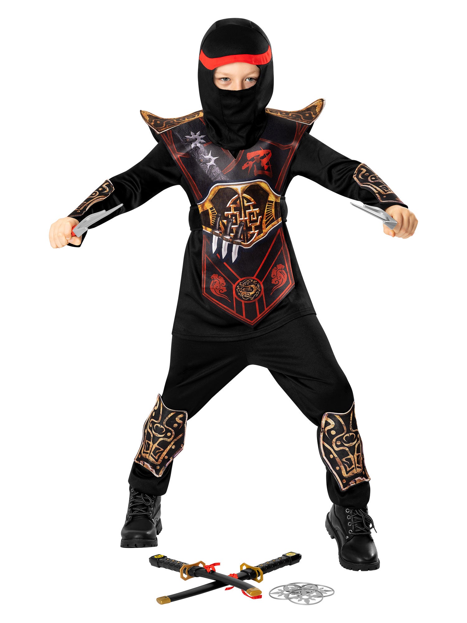 Kids Red Ninja Costume