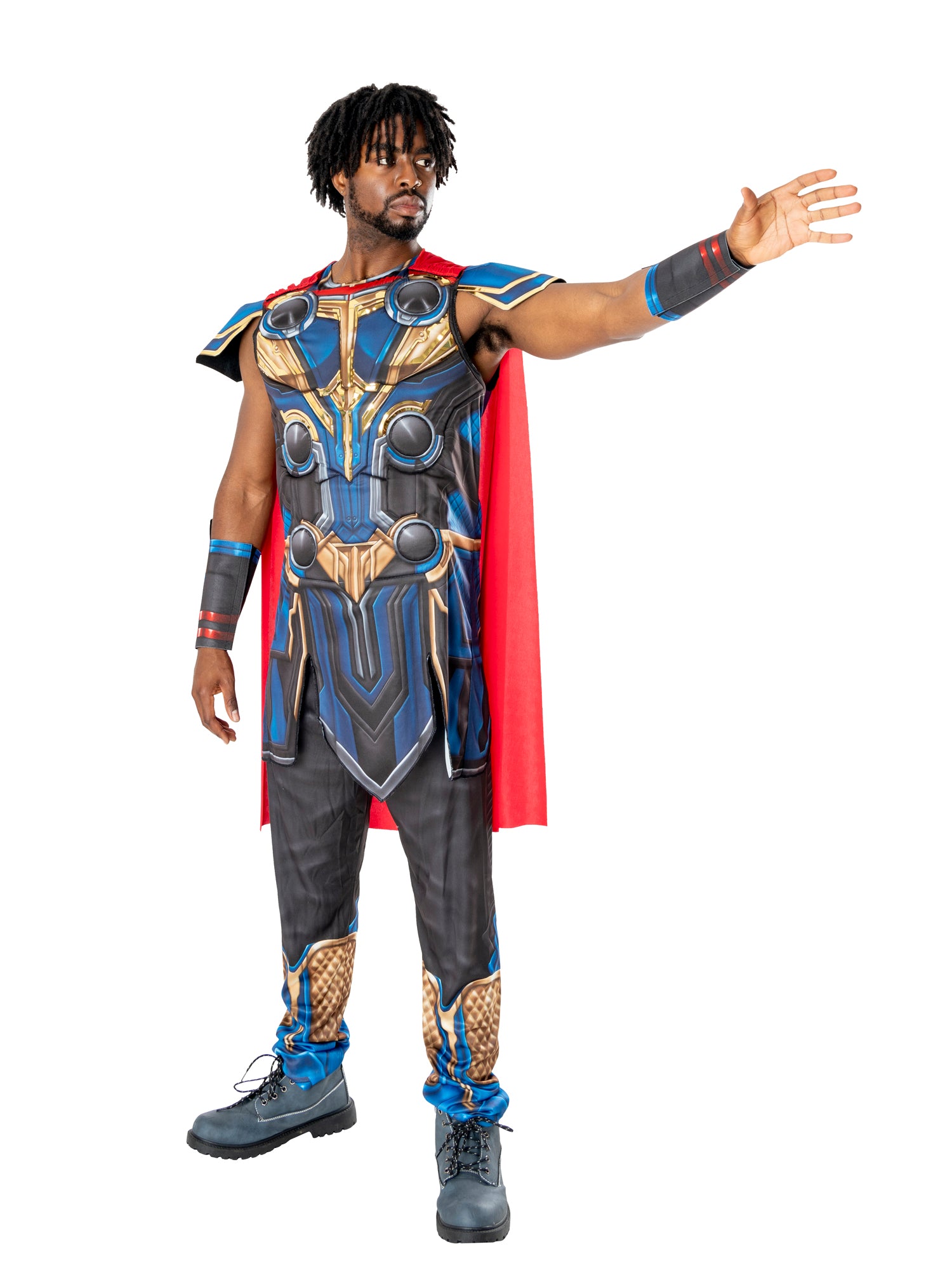 Thor, Avengers, Blue, Marvel, Adult Costume, Standard, Side