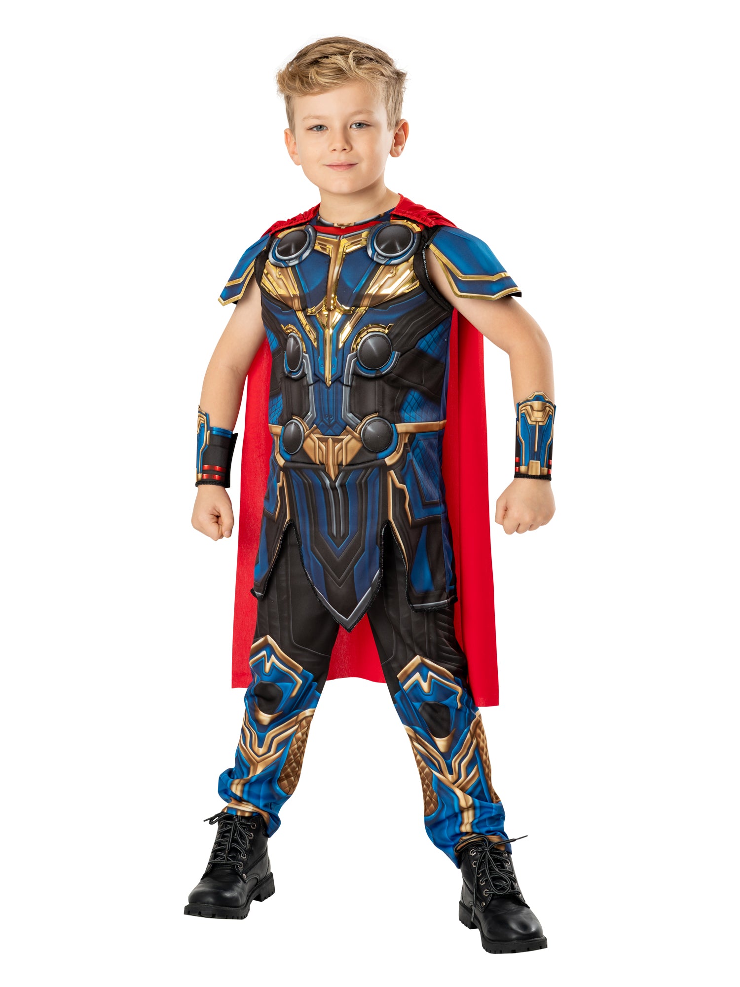 Thor, Avengers, Blue, Marvel, Kids Costumes, 7-8 years, Front