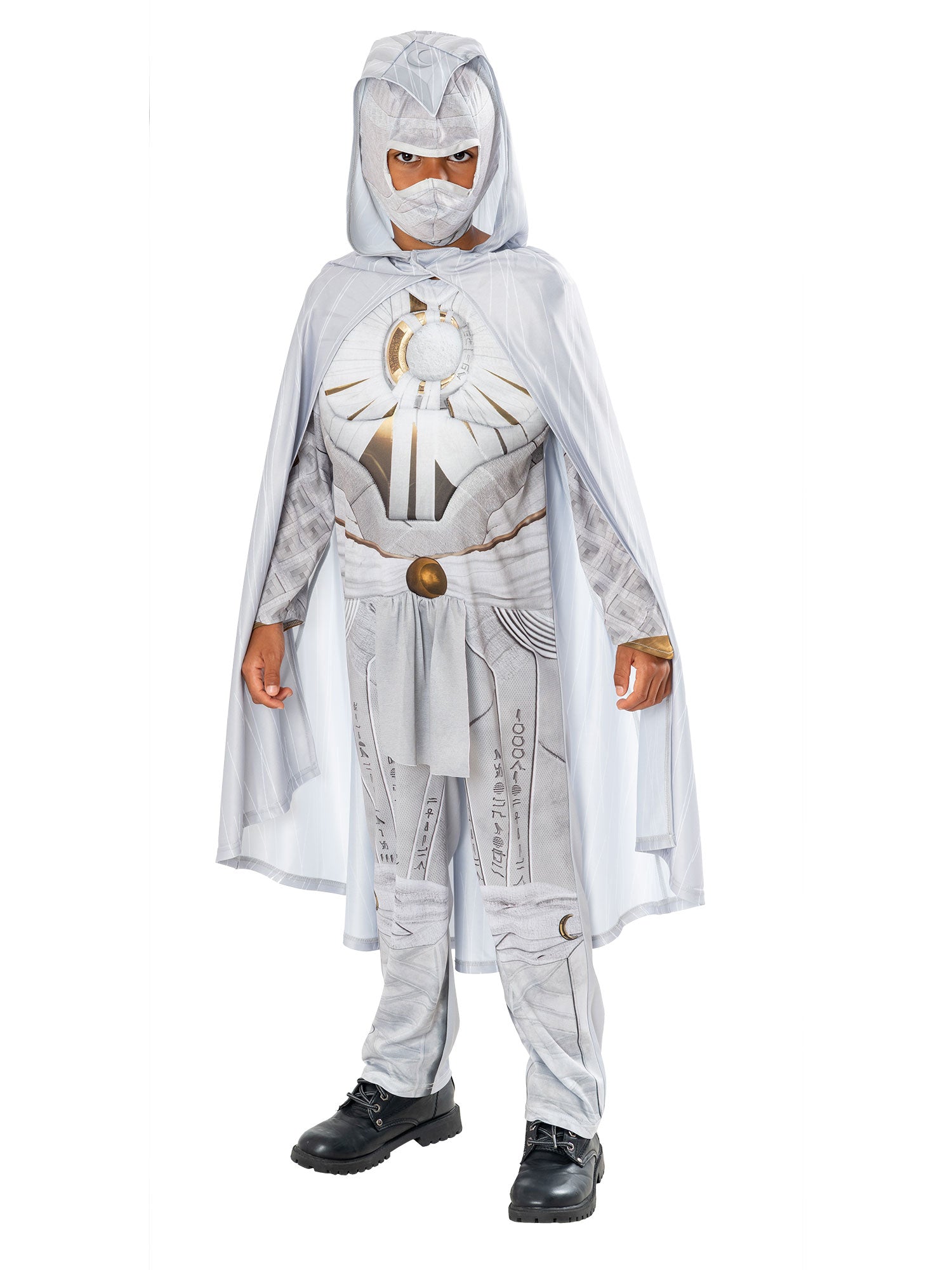 Moon Knight, Moon Knight, Moon Knight, White, Marvel, Kids Costumes, 11-12 years, Front