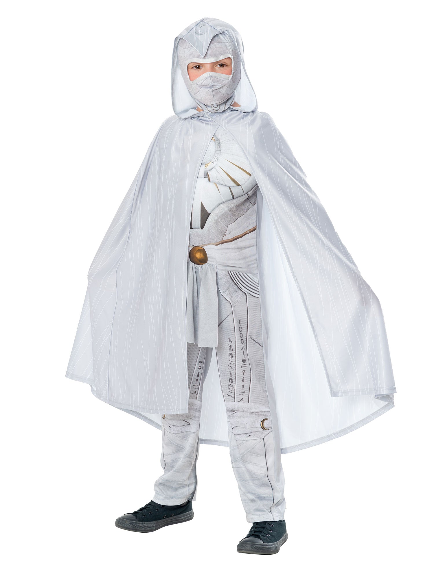 Moon Knight, Moon Knight, Moon Knight, White, Marvel, Kids Costumes, 11-12 years, Back