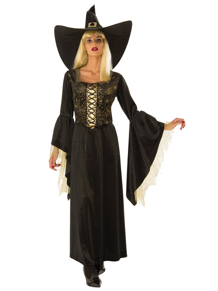 Adult Golden Web Witch Costume