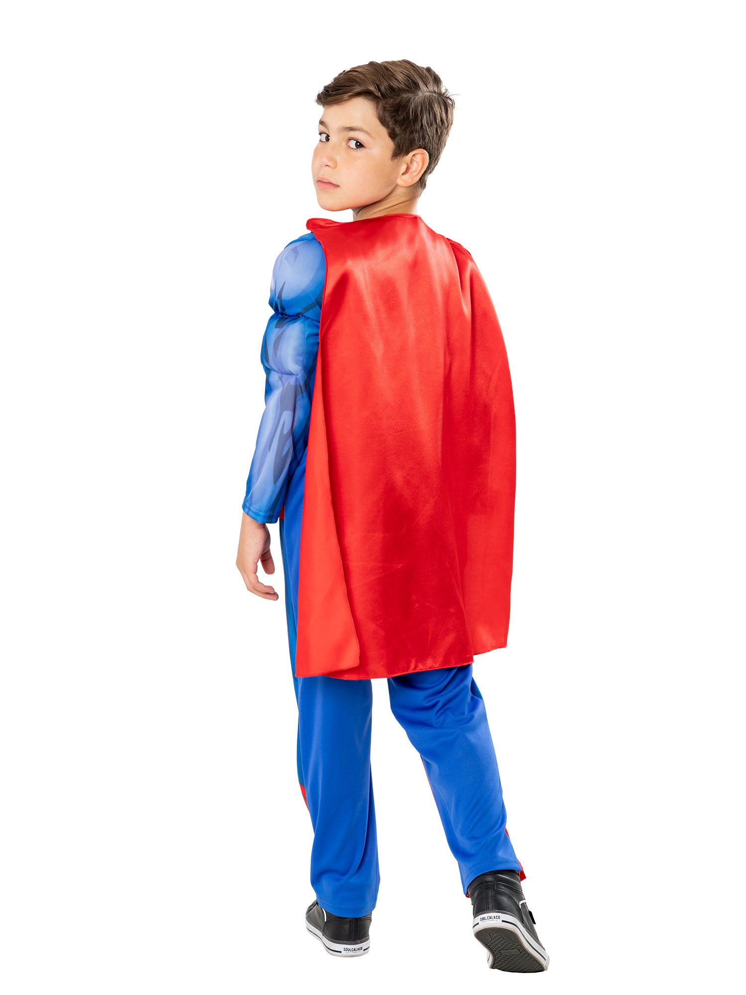 Superman, blue, DC, Kids Costumes, 7-8 years, Back