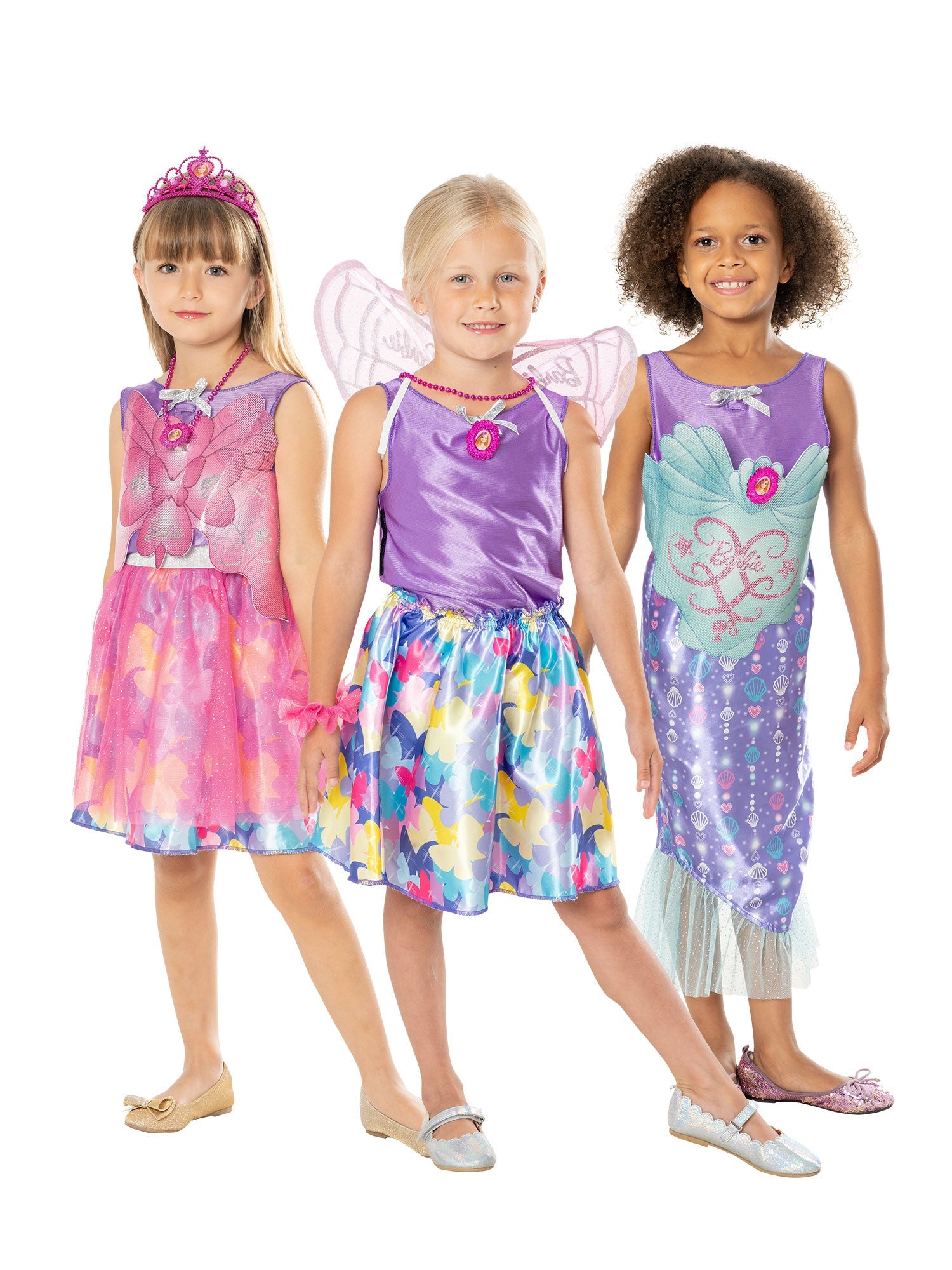 Barbie, Muliticoloured, Mattel - Barbie, Kids Costumes, 4 to 6 years, Front