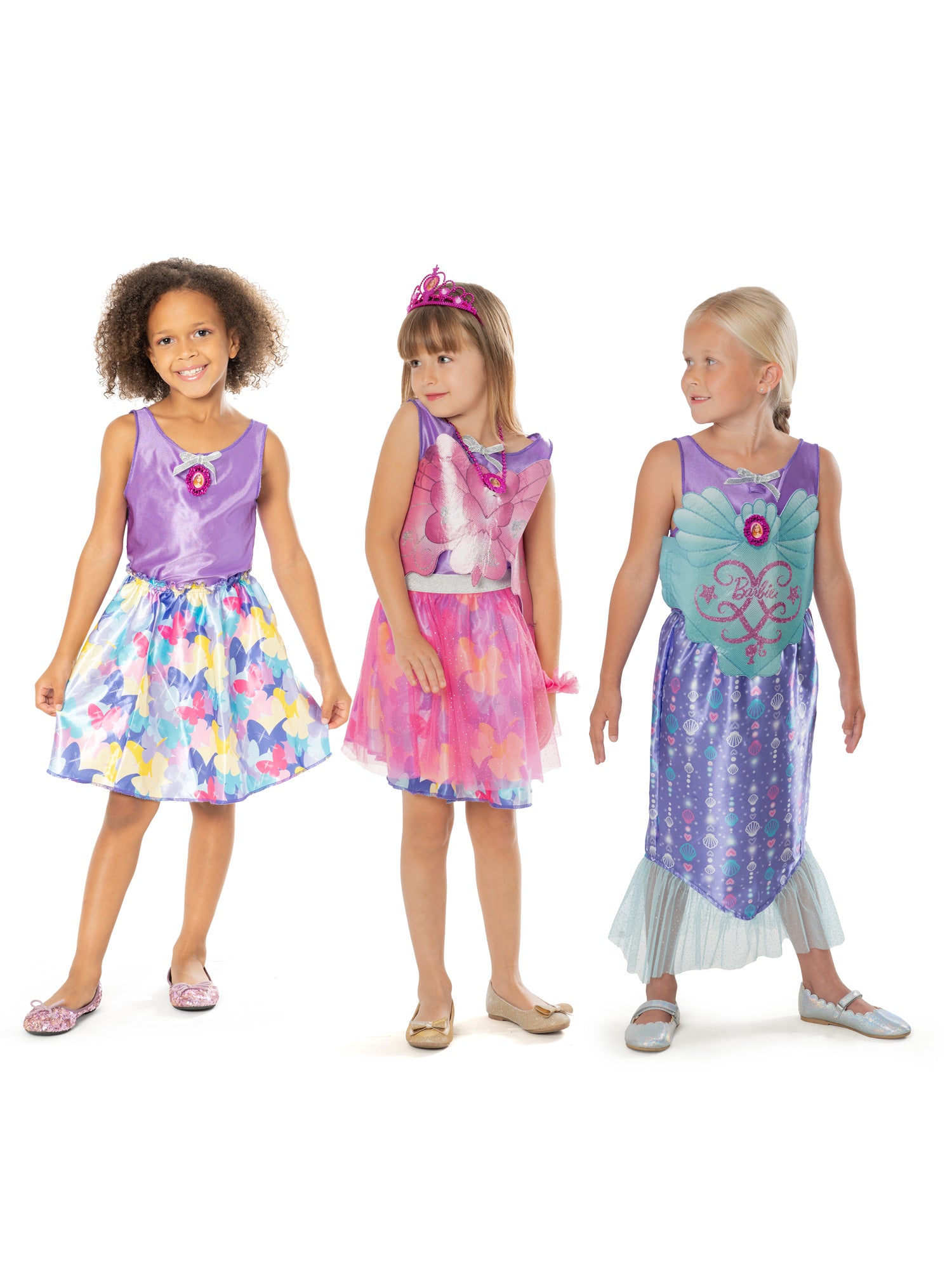 Barbie, Muliticoloured, Mattel - Barbie, Kids Costumes, 4 to 6 years, Side