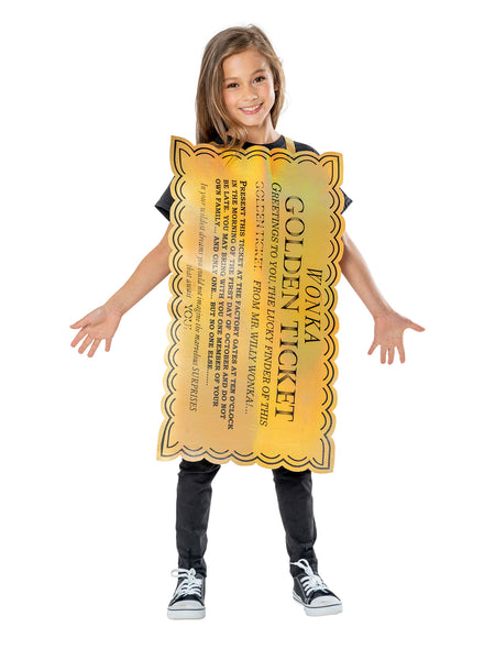 Willy Wonka - GOLDEN TICKET COSTUME